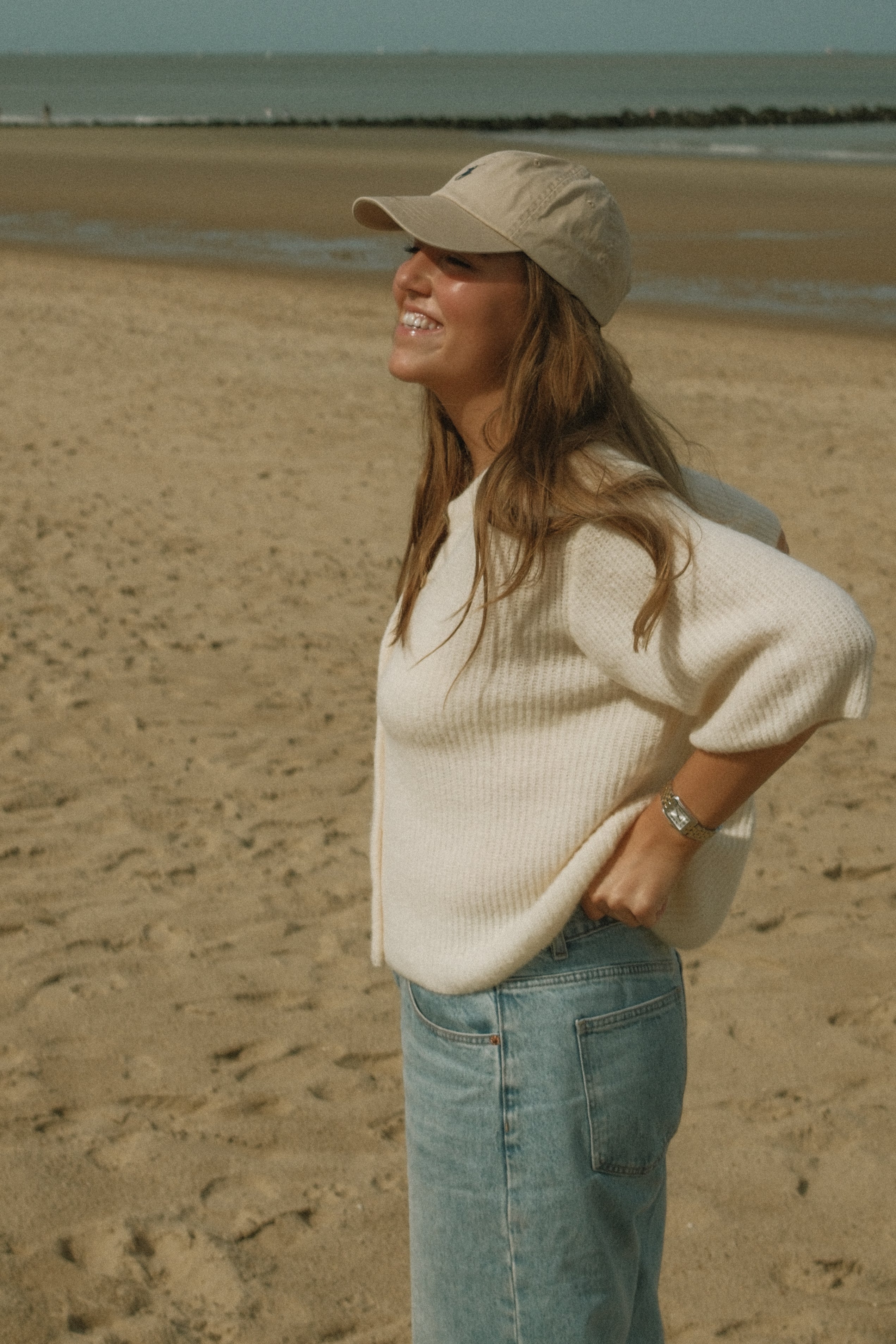 THE AMARA CARDIGAN OFF-WHITE