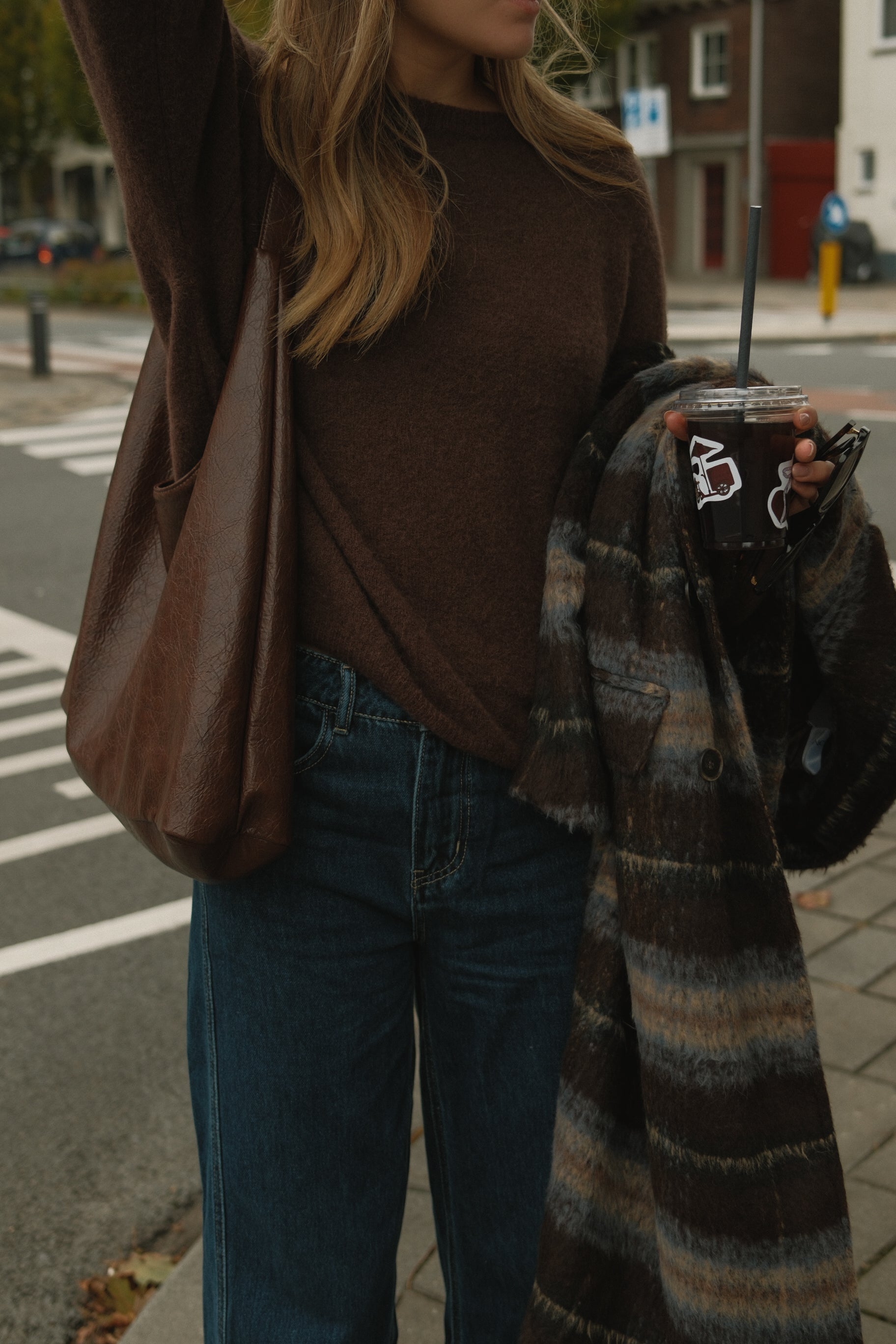 ESSENTIAL SARAH KNIT CHOCO