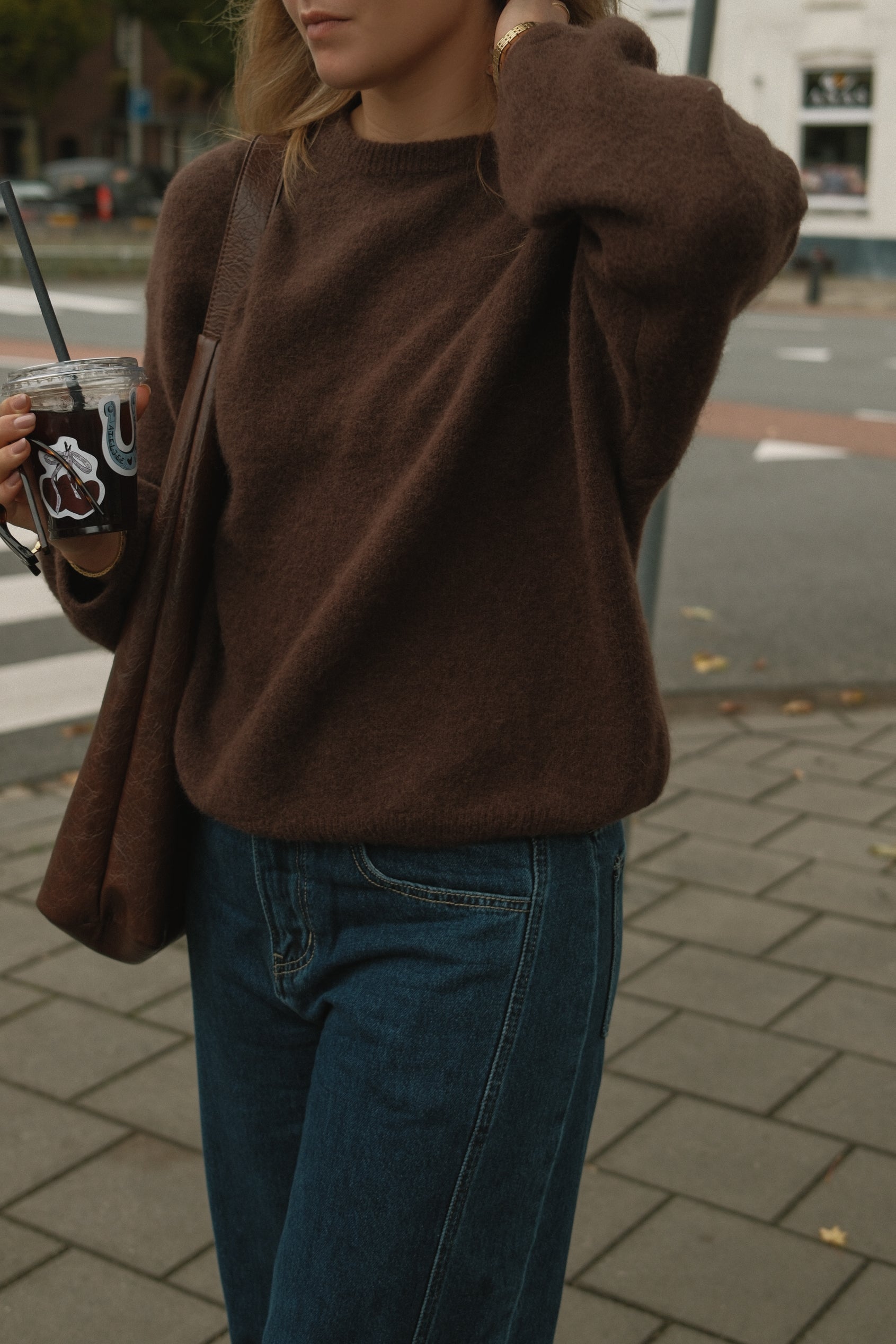 ESSENTIAL SARAH KNIT CHOCO