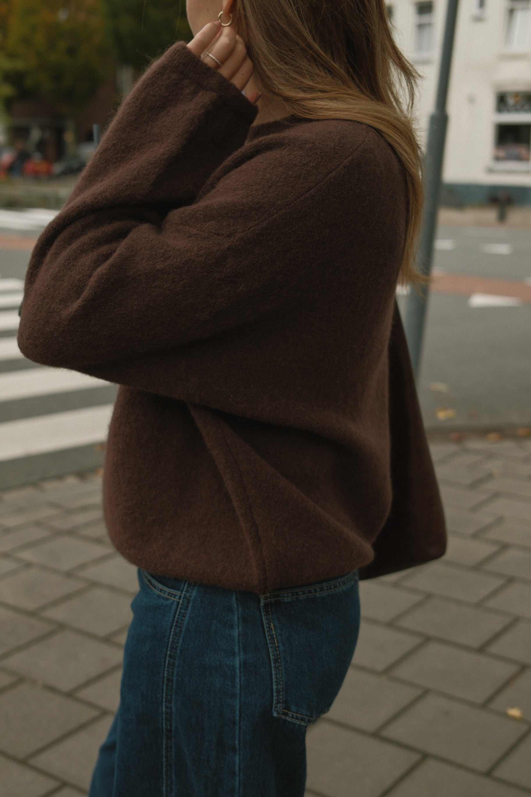 ESSENTIAL SARAH KNIT CHOCO