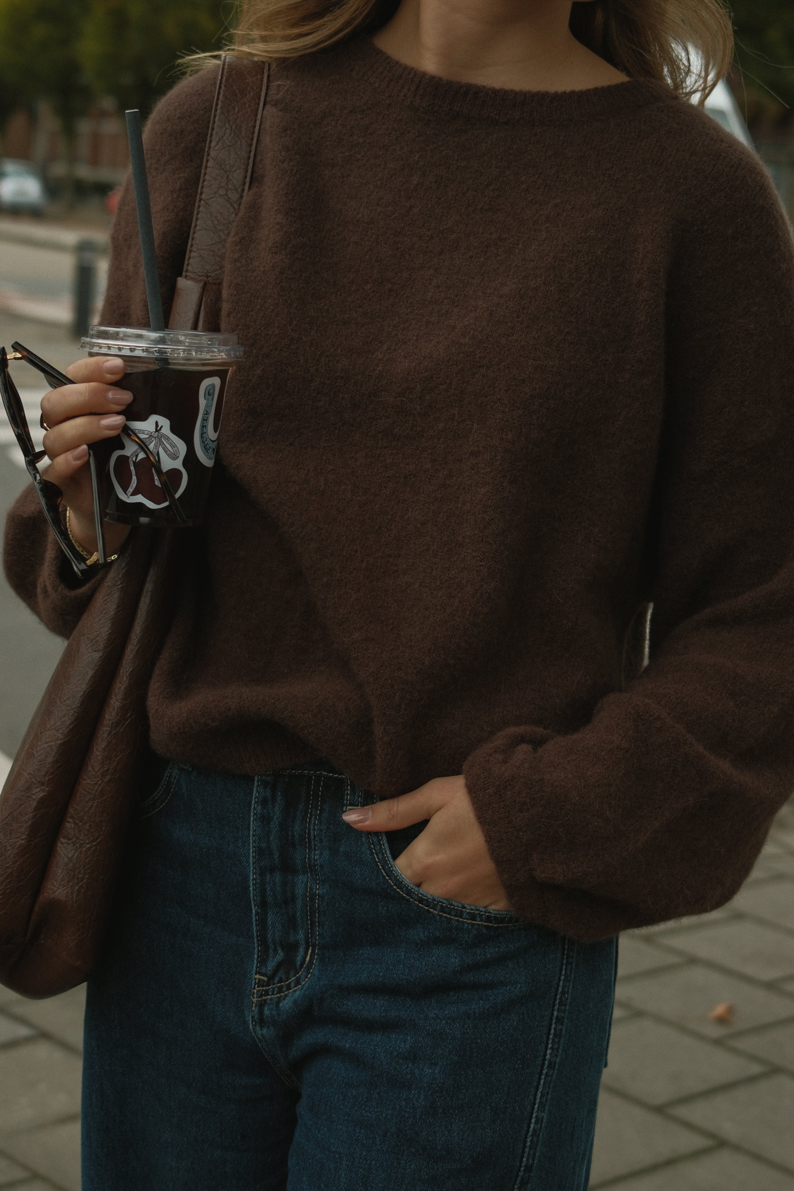 ESSENTIAL SARAH KNIT CHOCO