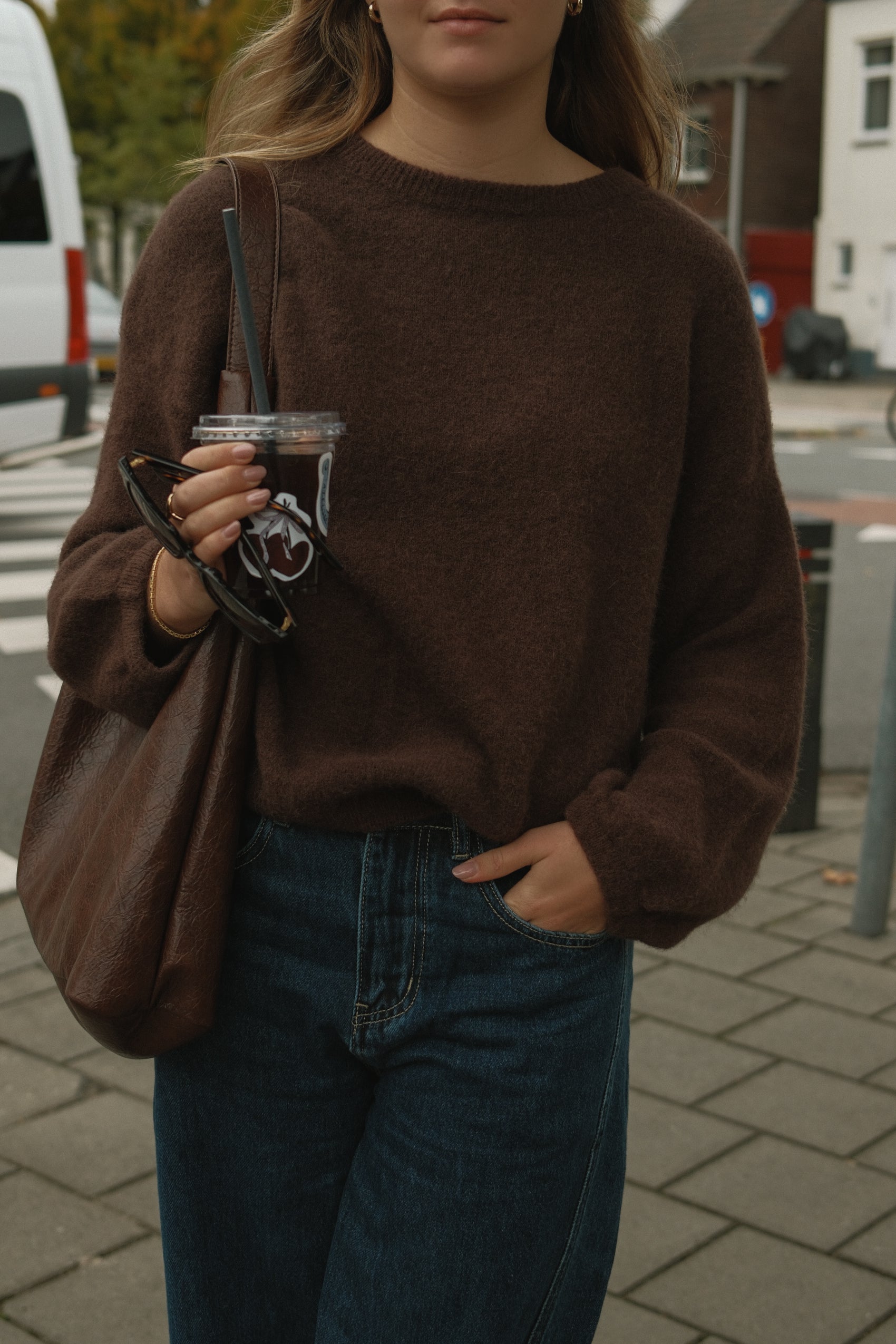 ESSENTIAL SARAH KNIT CHOCO