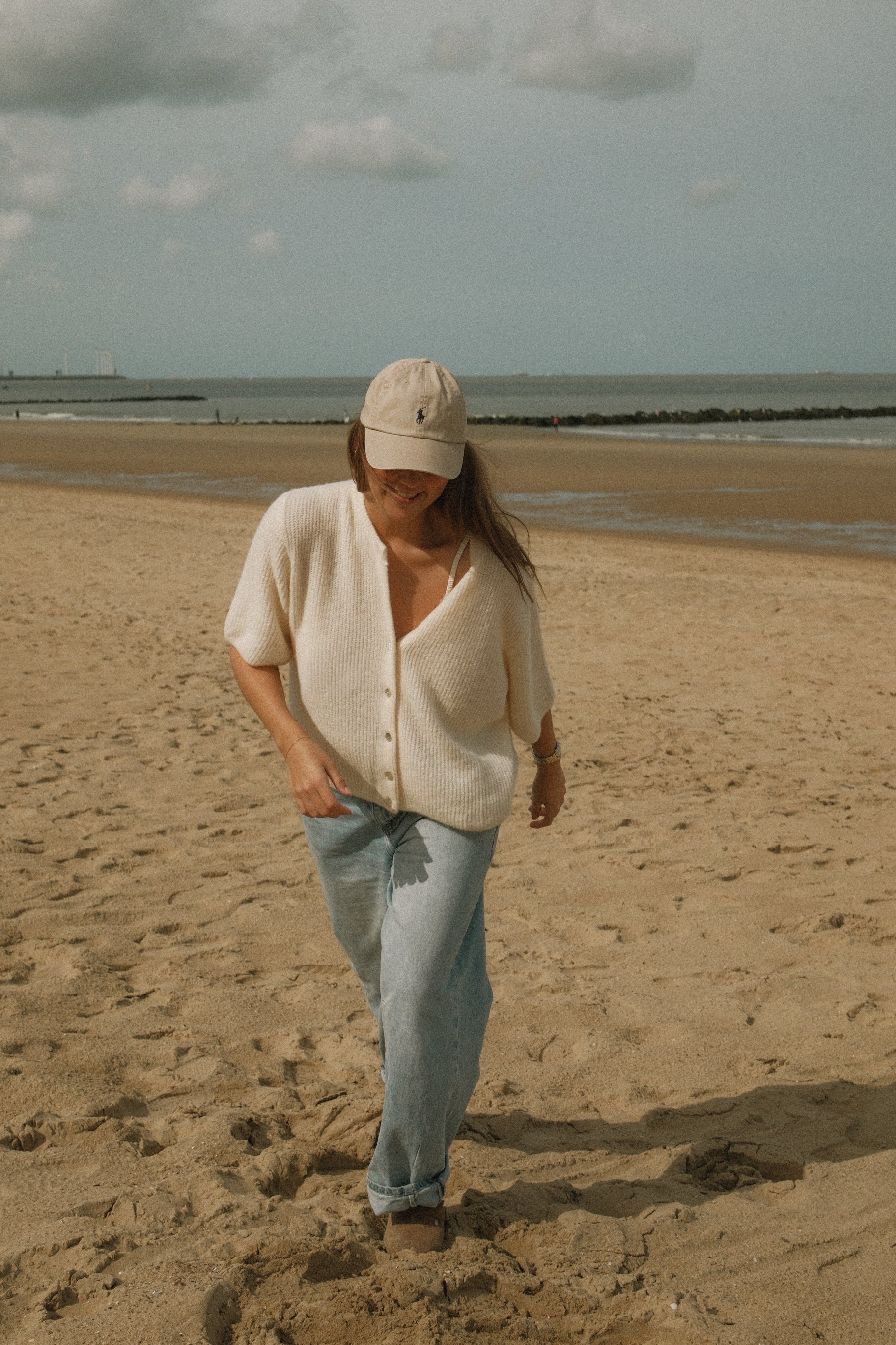 THE AMARA CARDIGAN OFF-WHITE