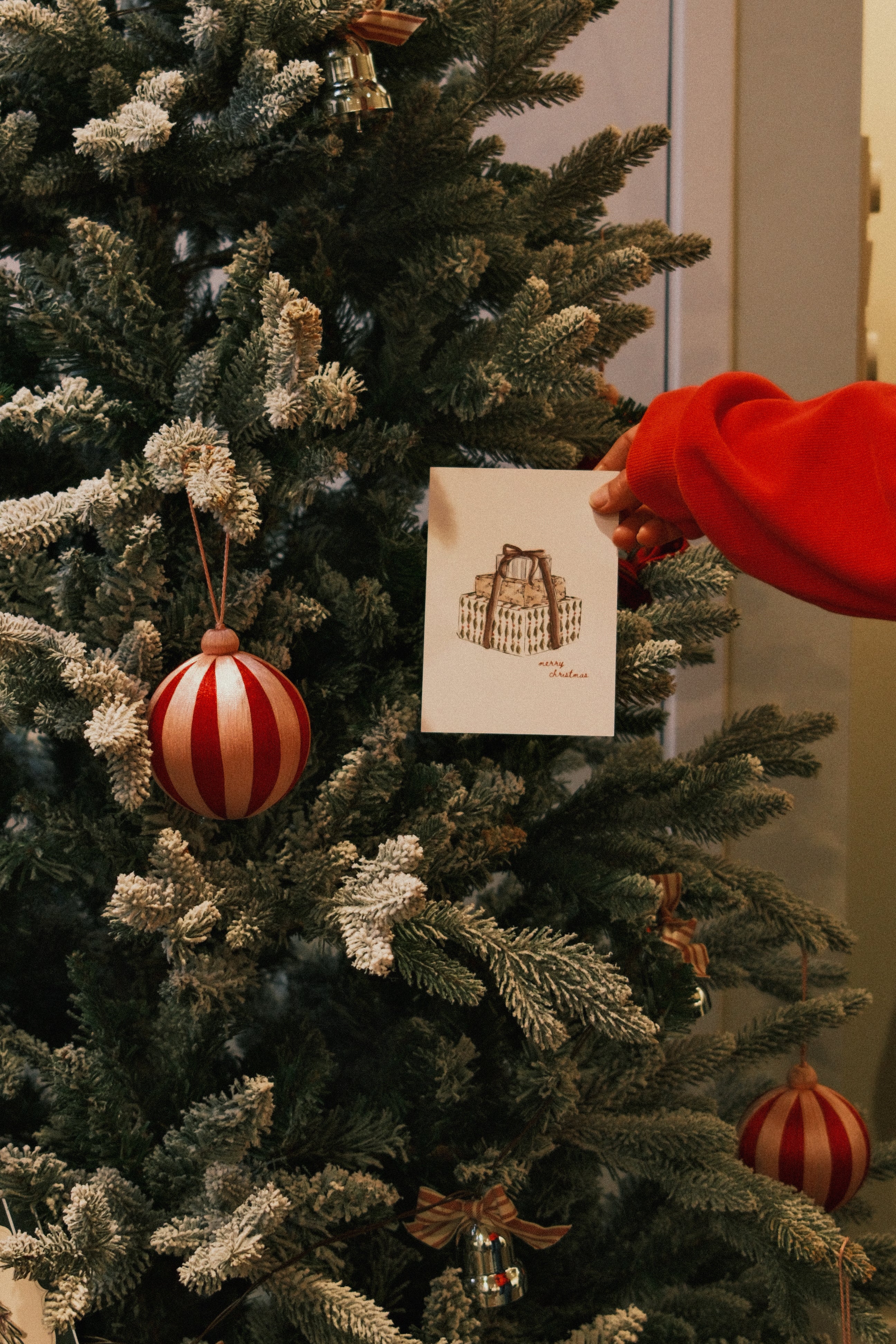 OVERSIZED WINTER SWEATER RED