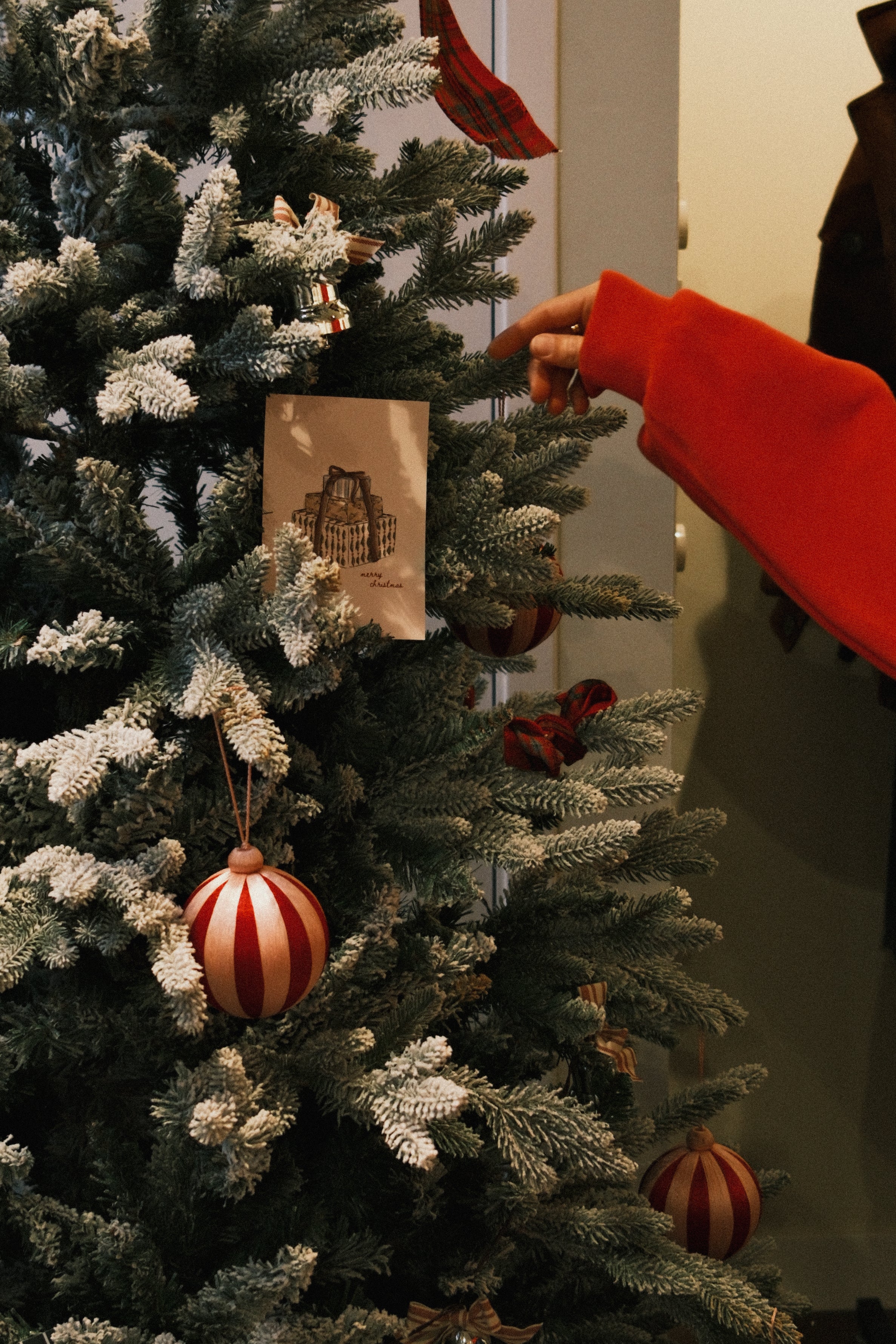 OVERSIZED WINTER SWEATER RED