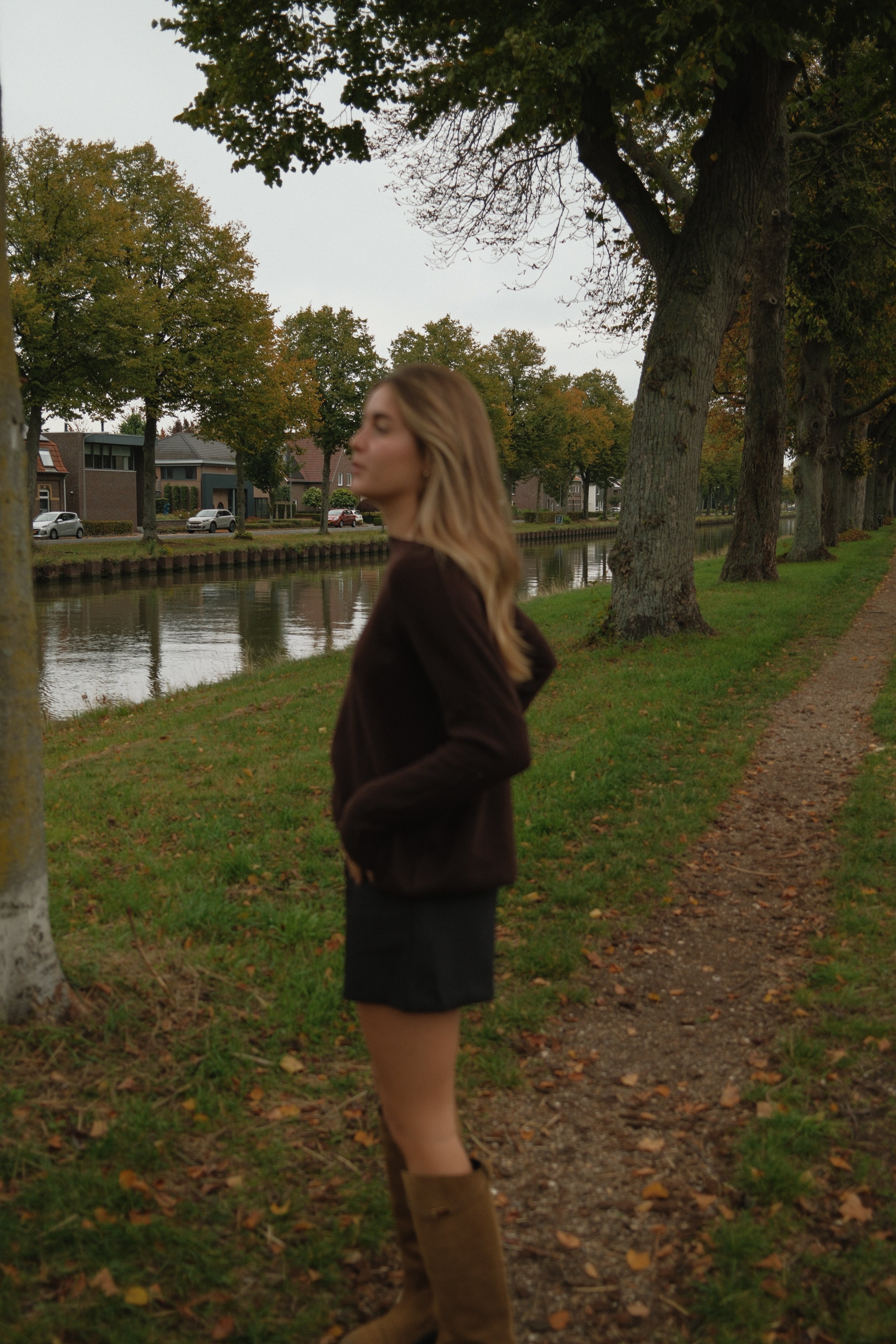 CASHMERE U.E.S. KNIT CHOCO