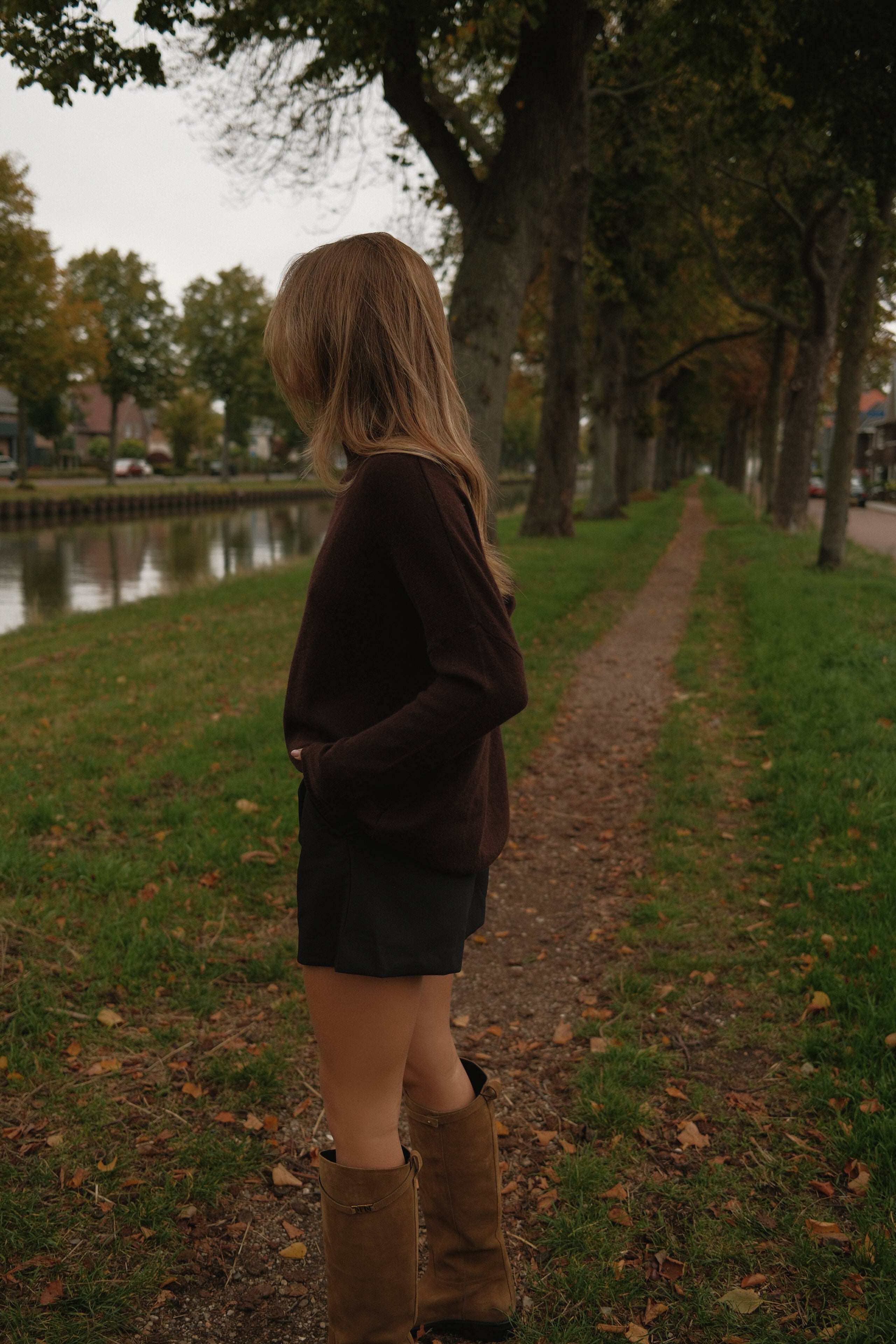 CASHMERE U.E.S. KNIT CHOCO