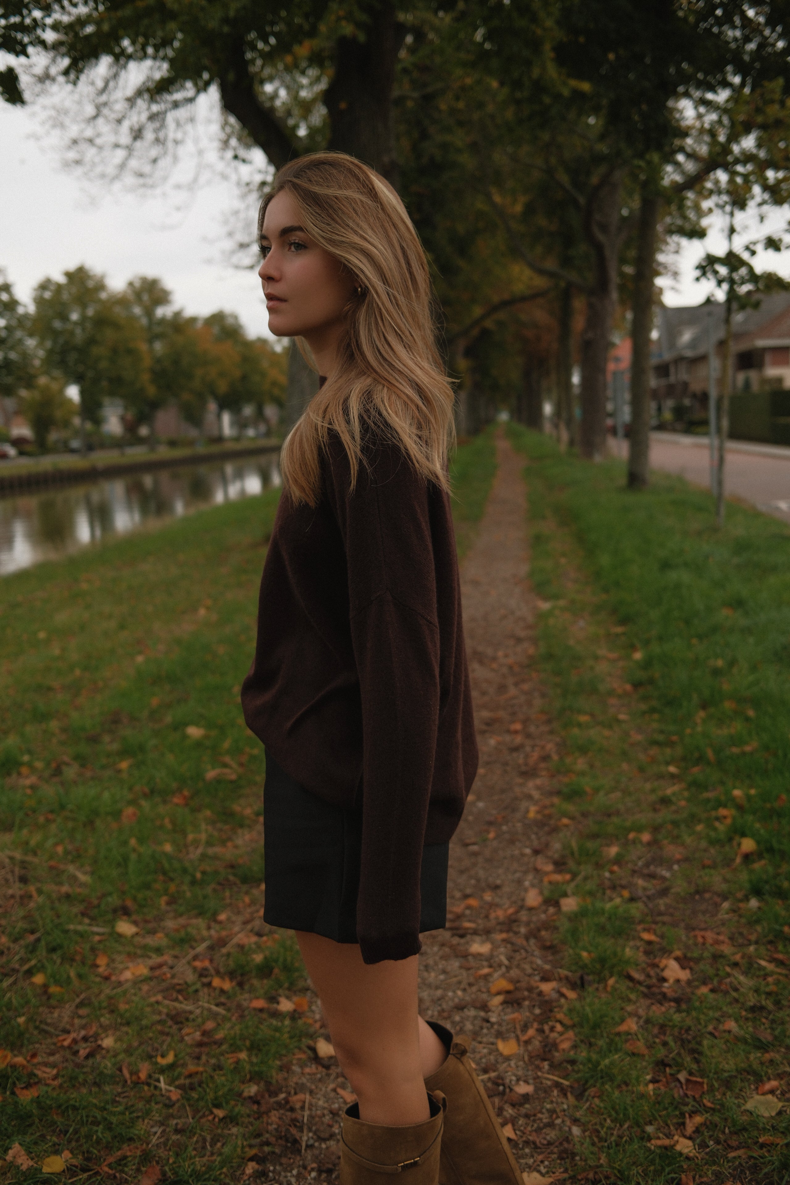 CASHMERE U.E.S. KNIT CHOCO