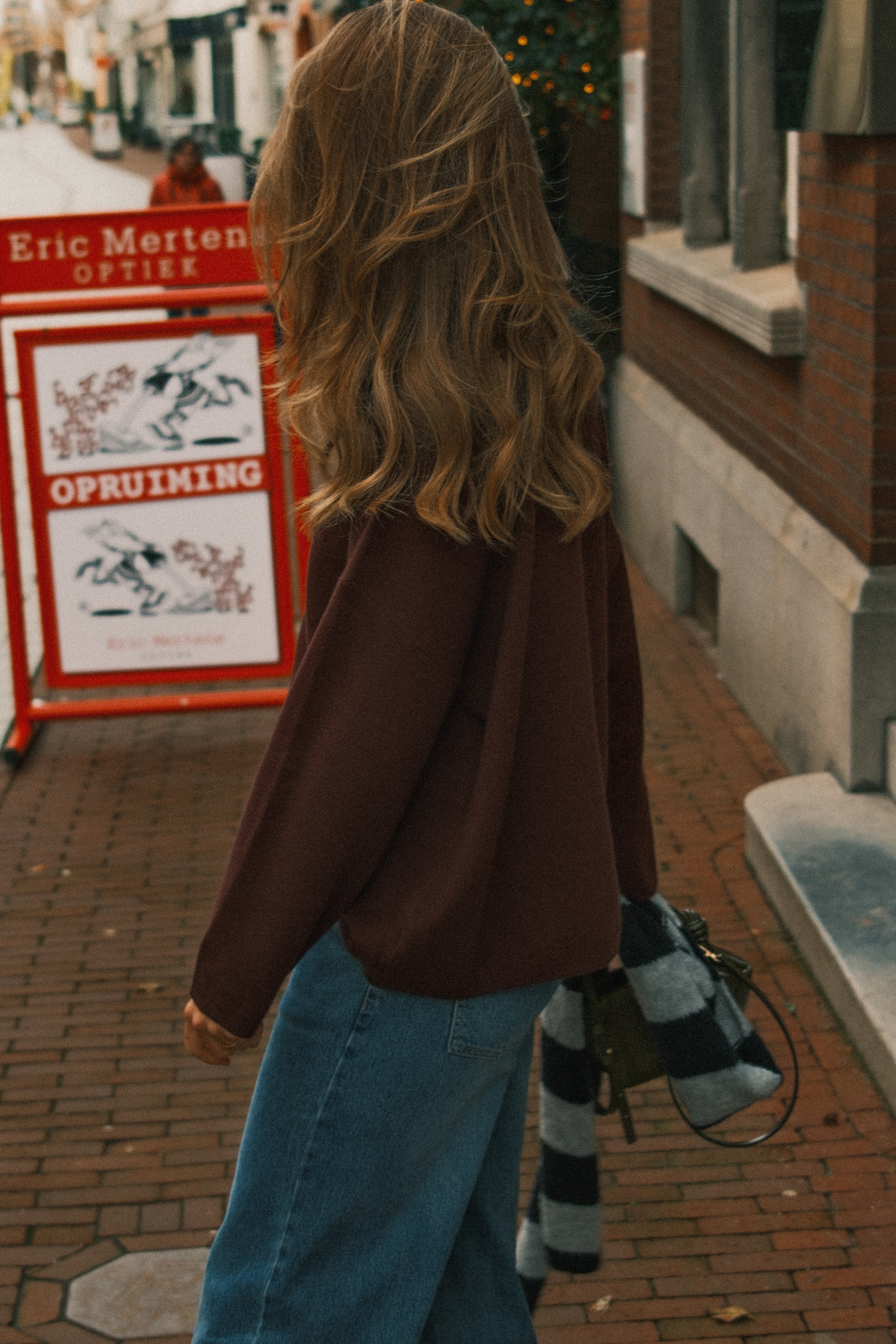 OVERSIZED ELLE SWEATER BORDEAUX