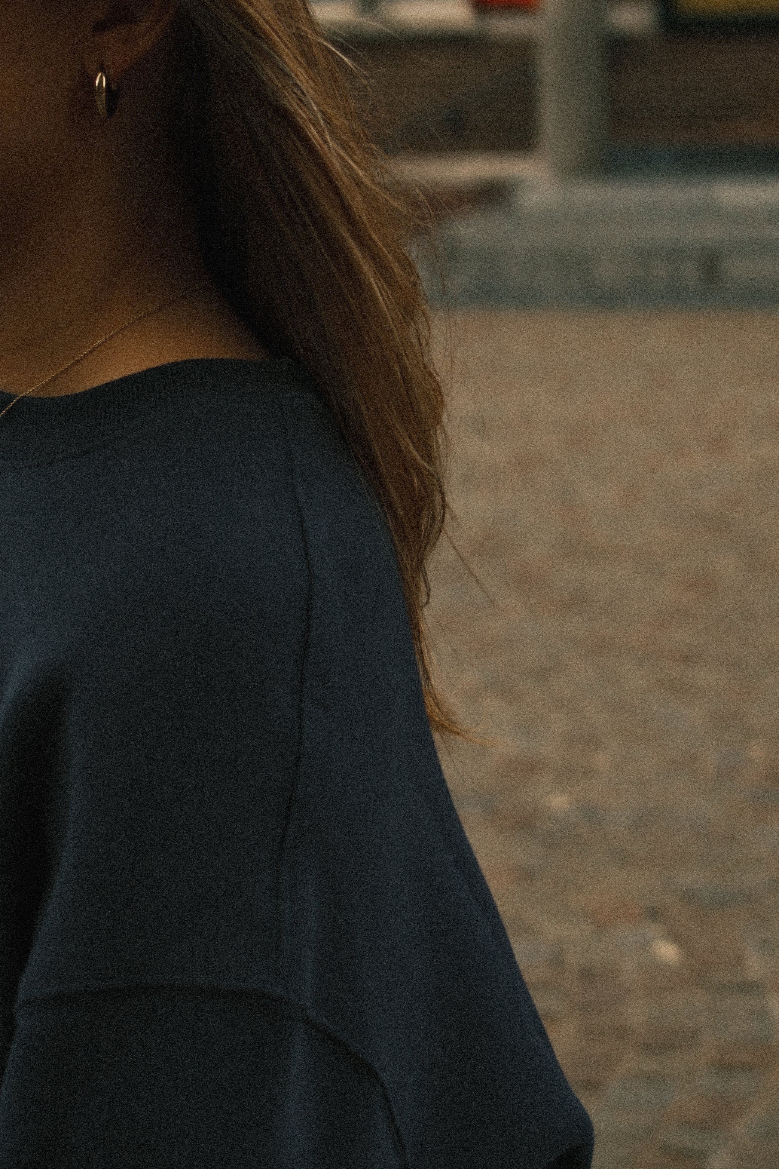 OVERSIZED MAE SWEATER NAVY