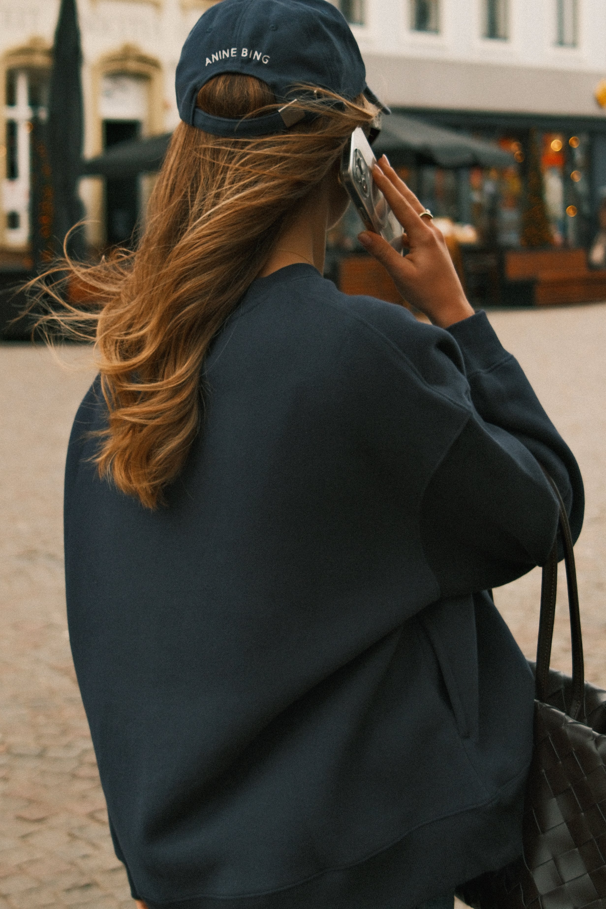 OVERSIZED MAE SWEATER NAVY