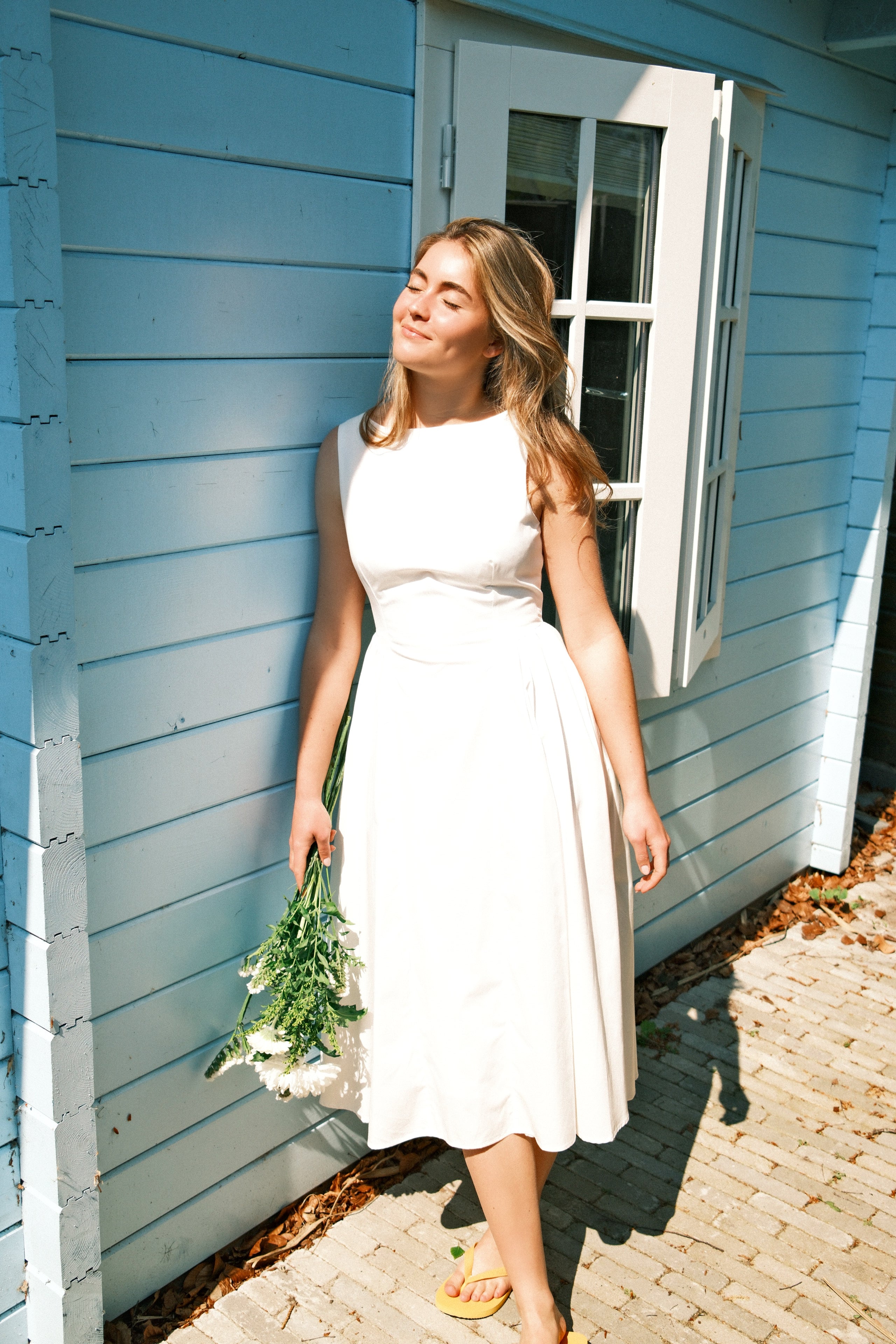 THE ROSIE DRESS WHITE