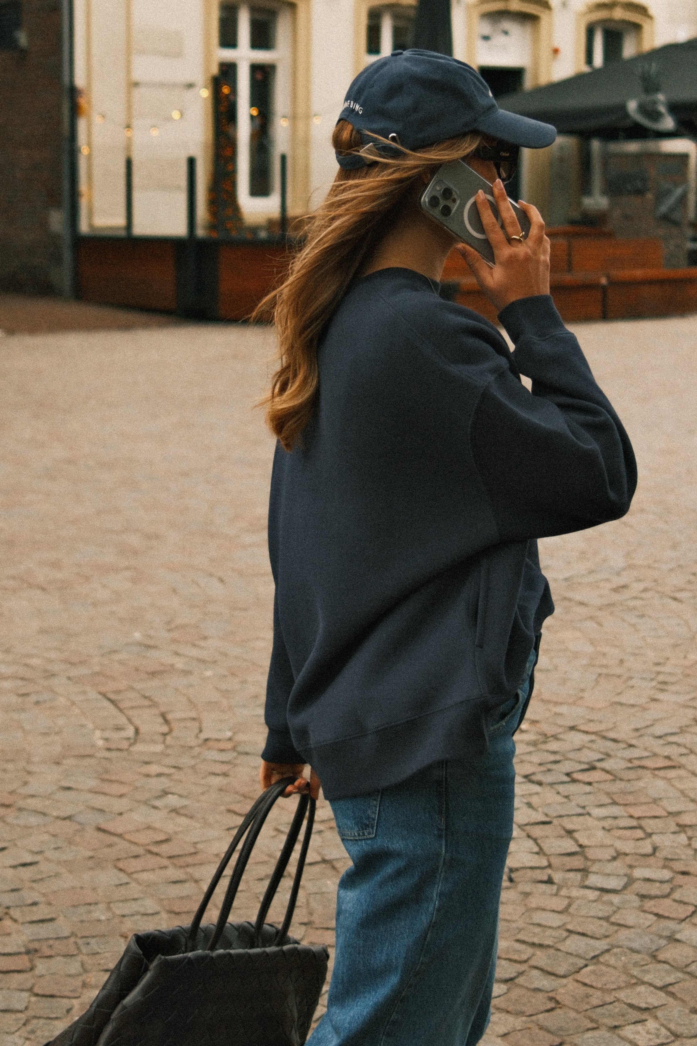 OVERSIZED MAE SWEATER NAVY