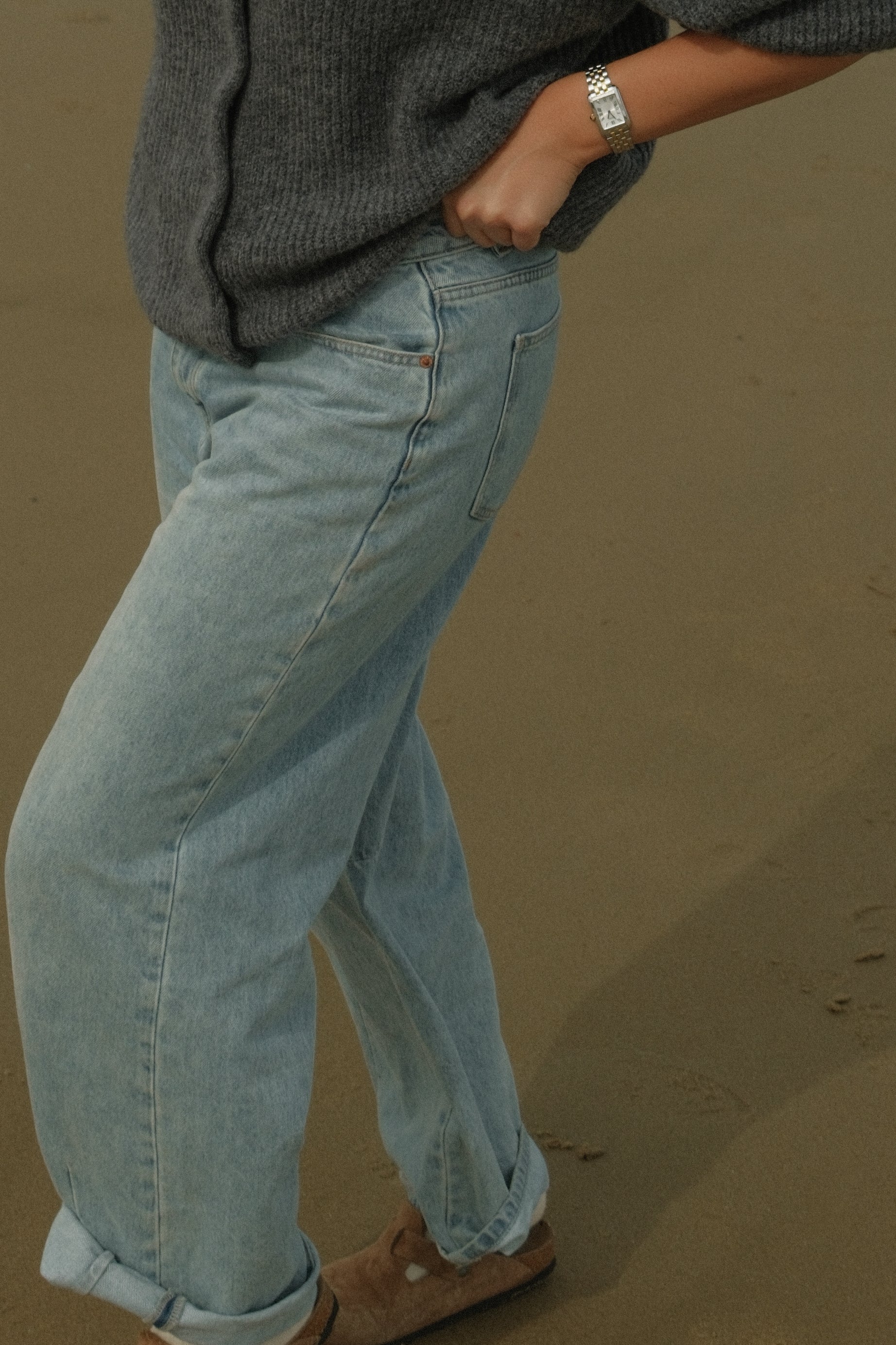 THE AMARA CARDIGAN GREY