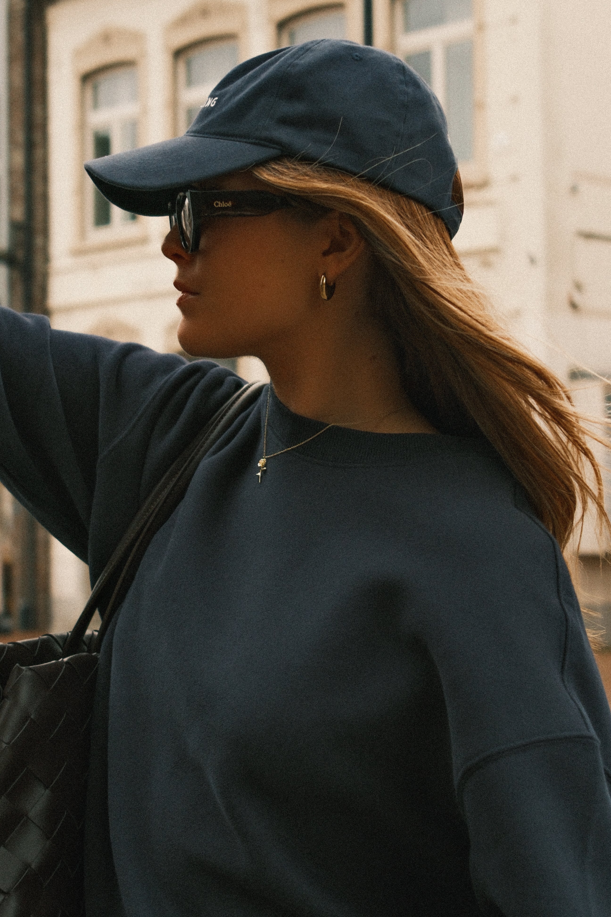 OVERSIZED MAE SWEATER NAVY