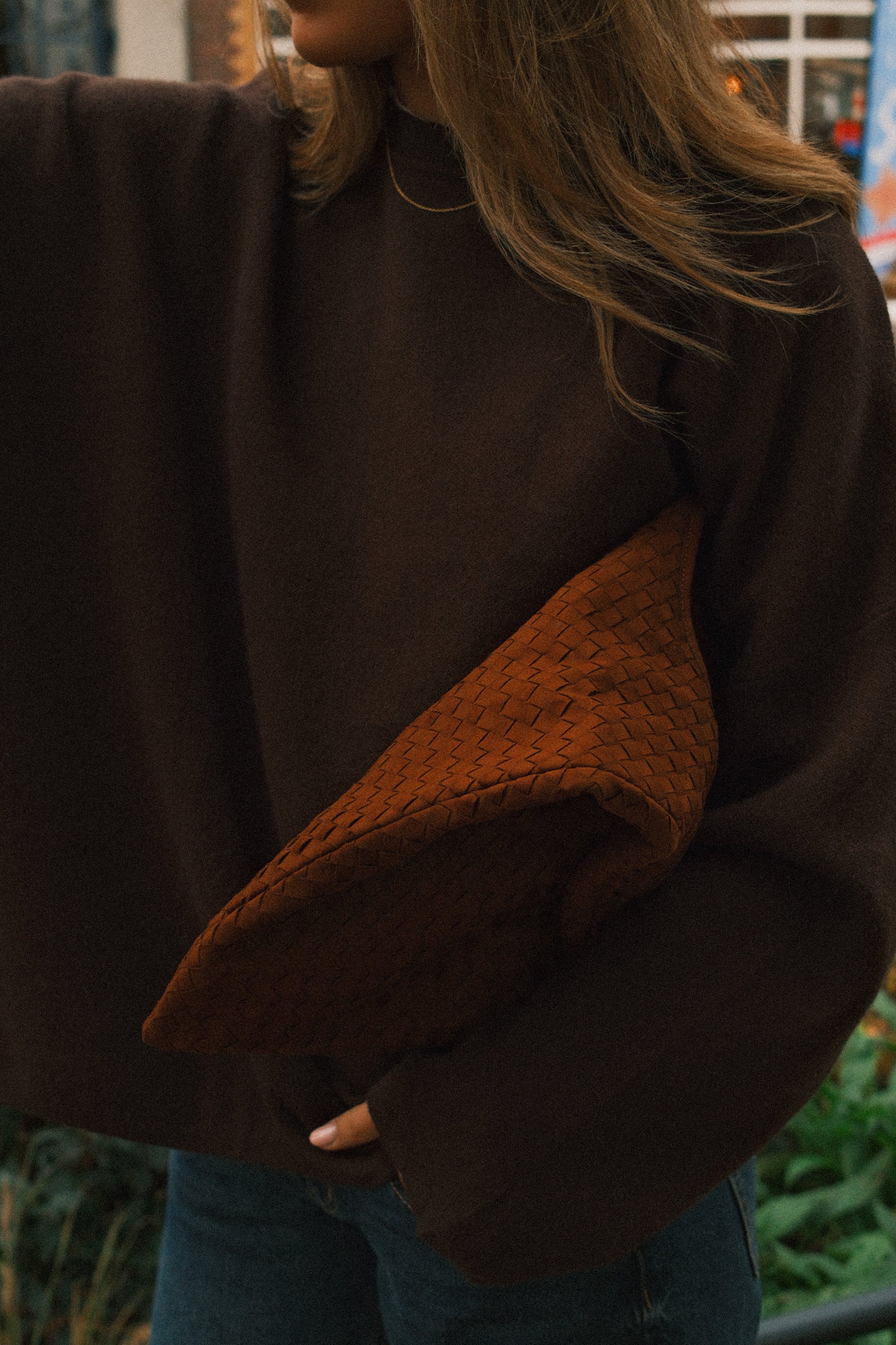 OVERSIZED ELLE SWEATER CHOCO