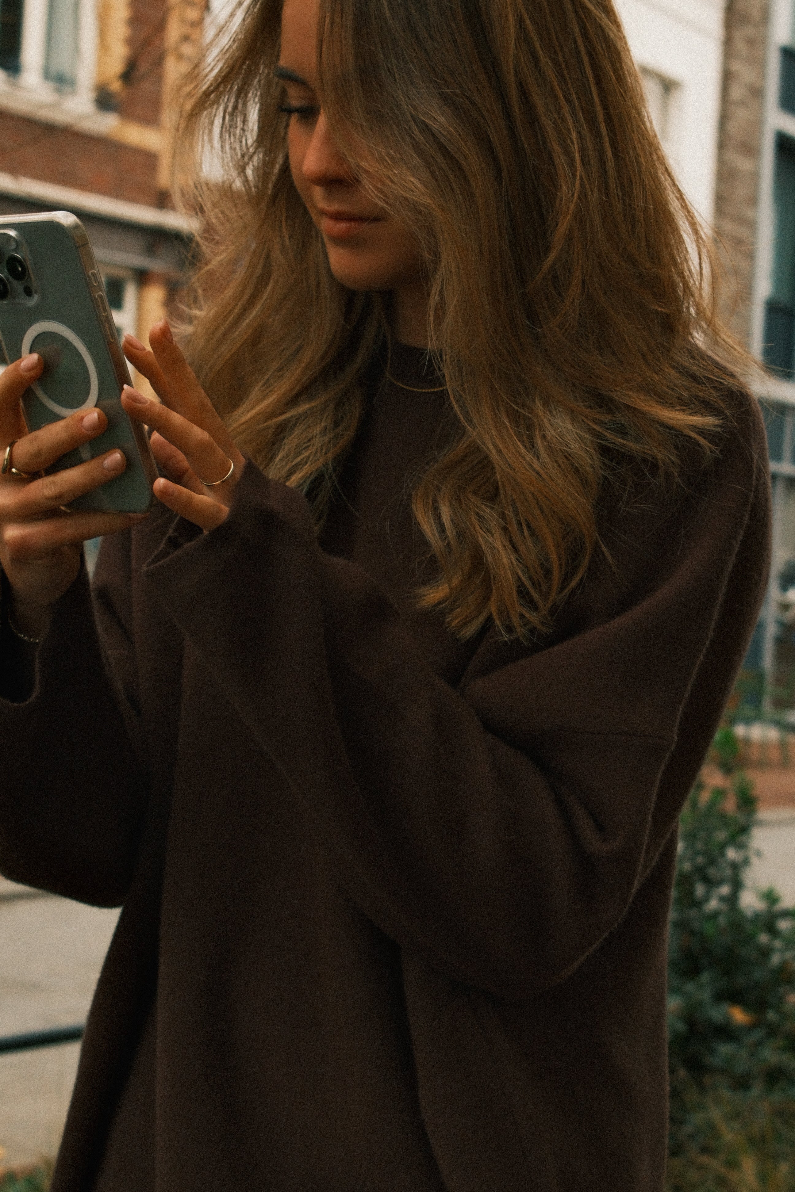 OVERSIZED ELLE SWEATER CHOCO