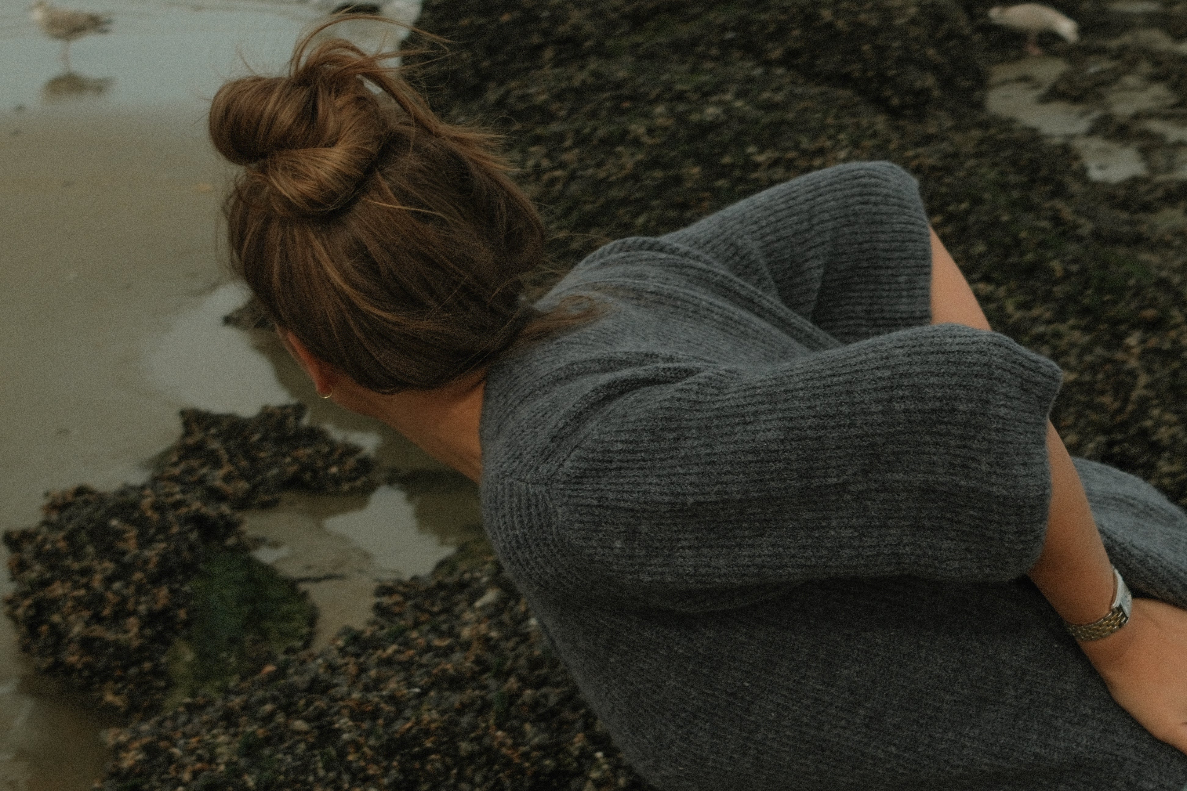 THE AMARA CARDIGAN GREY