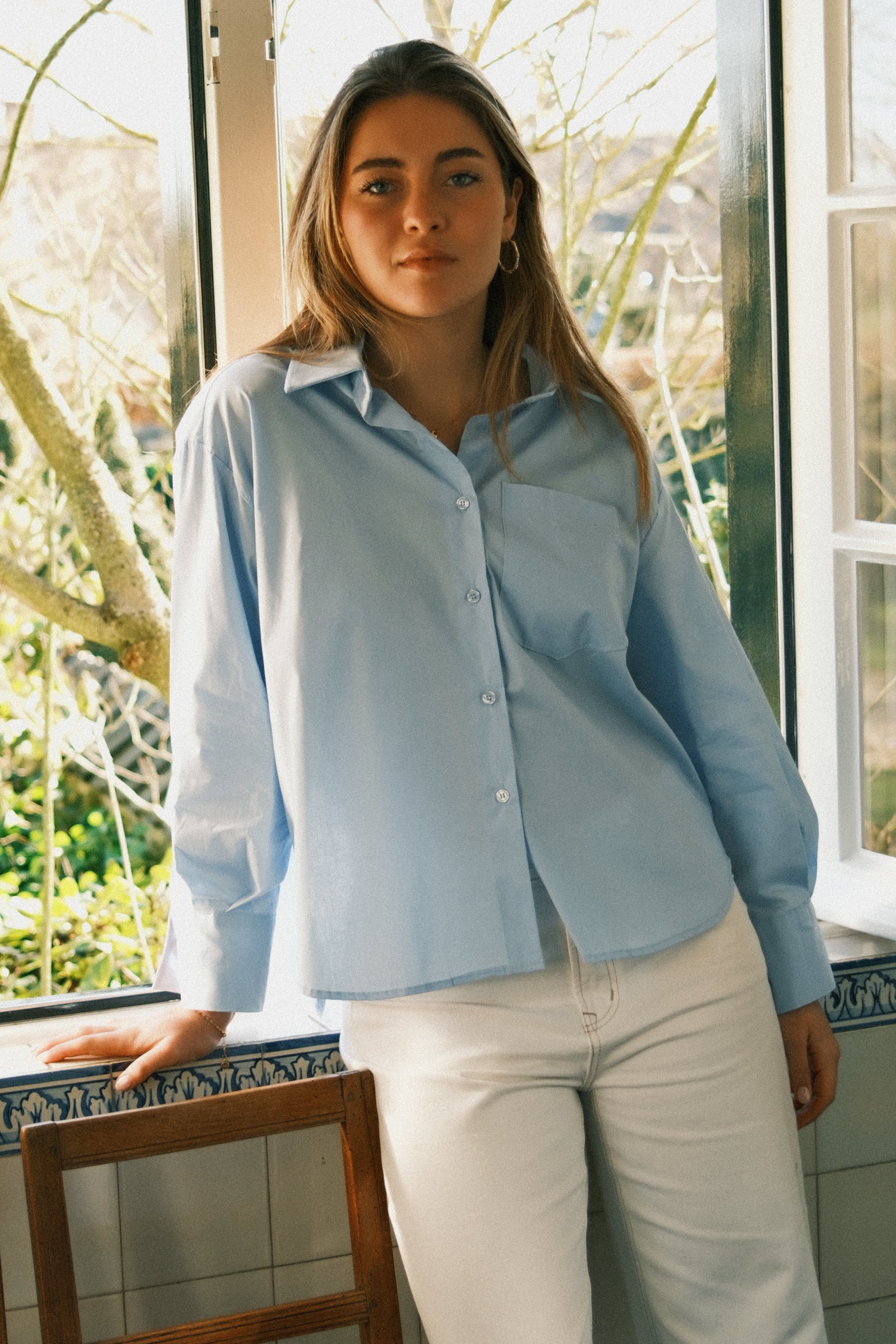 STRAIGHT WIDE NORA JEANS WHITE