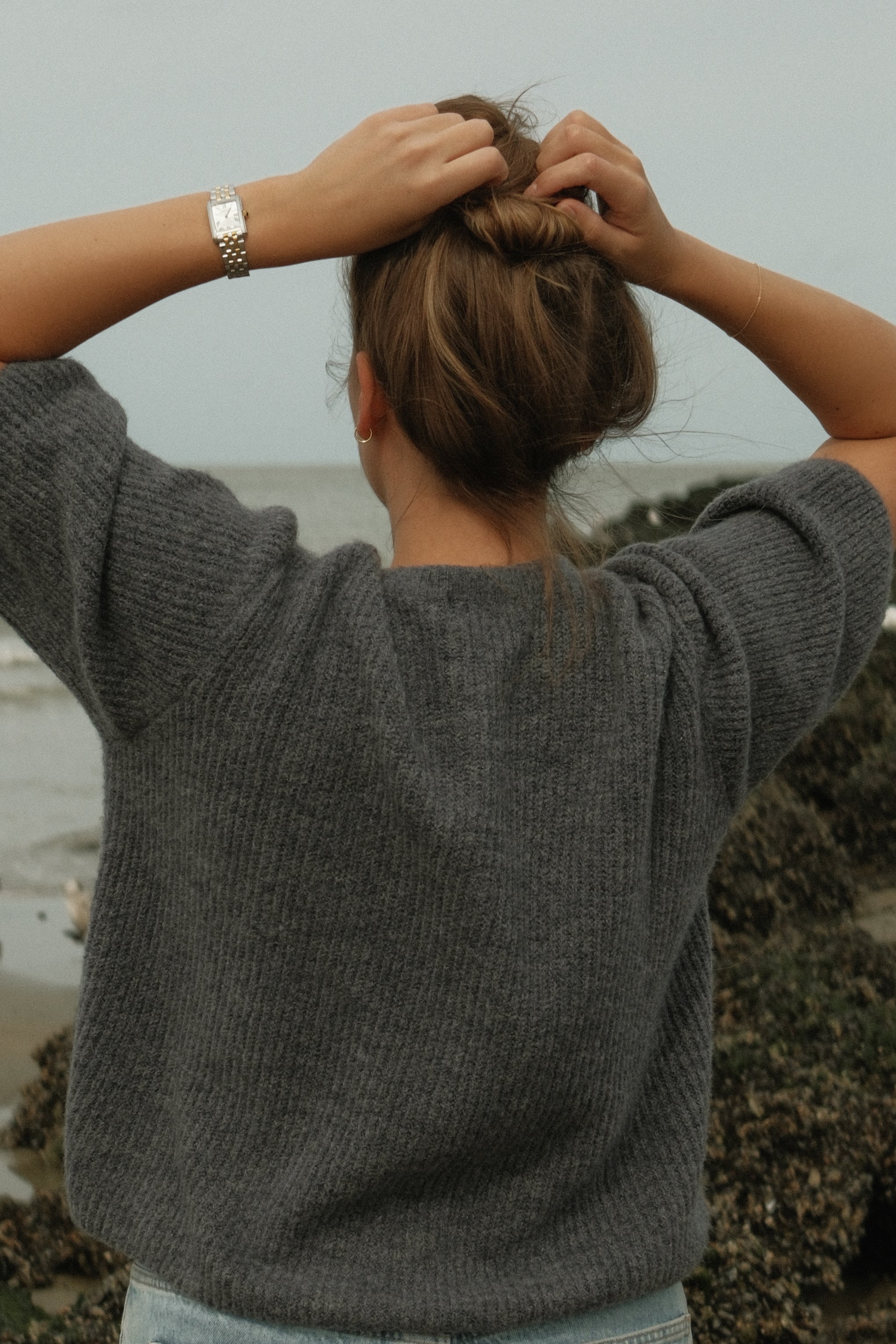 THE AMARA CARDIGAN GREY