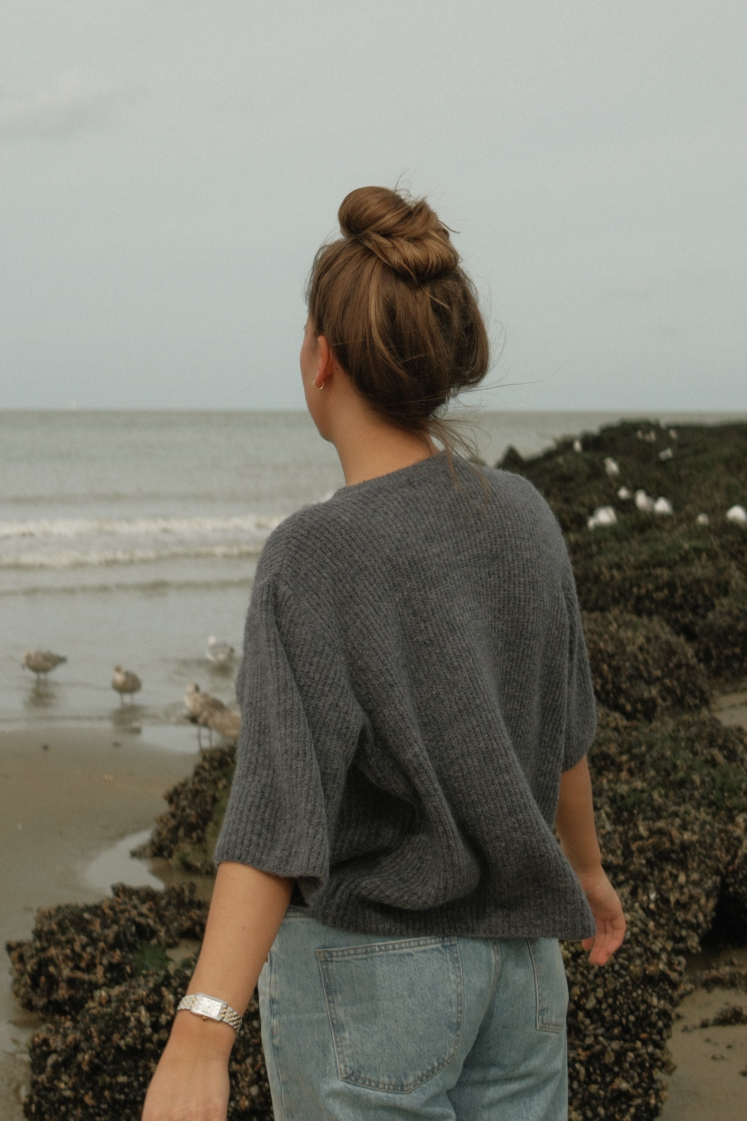 THE AMARA CARDIGAN GREY