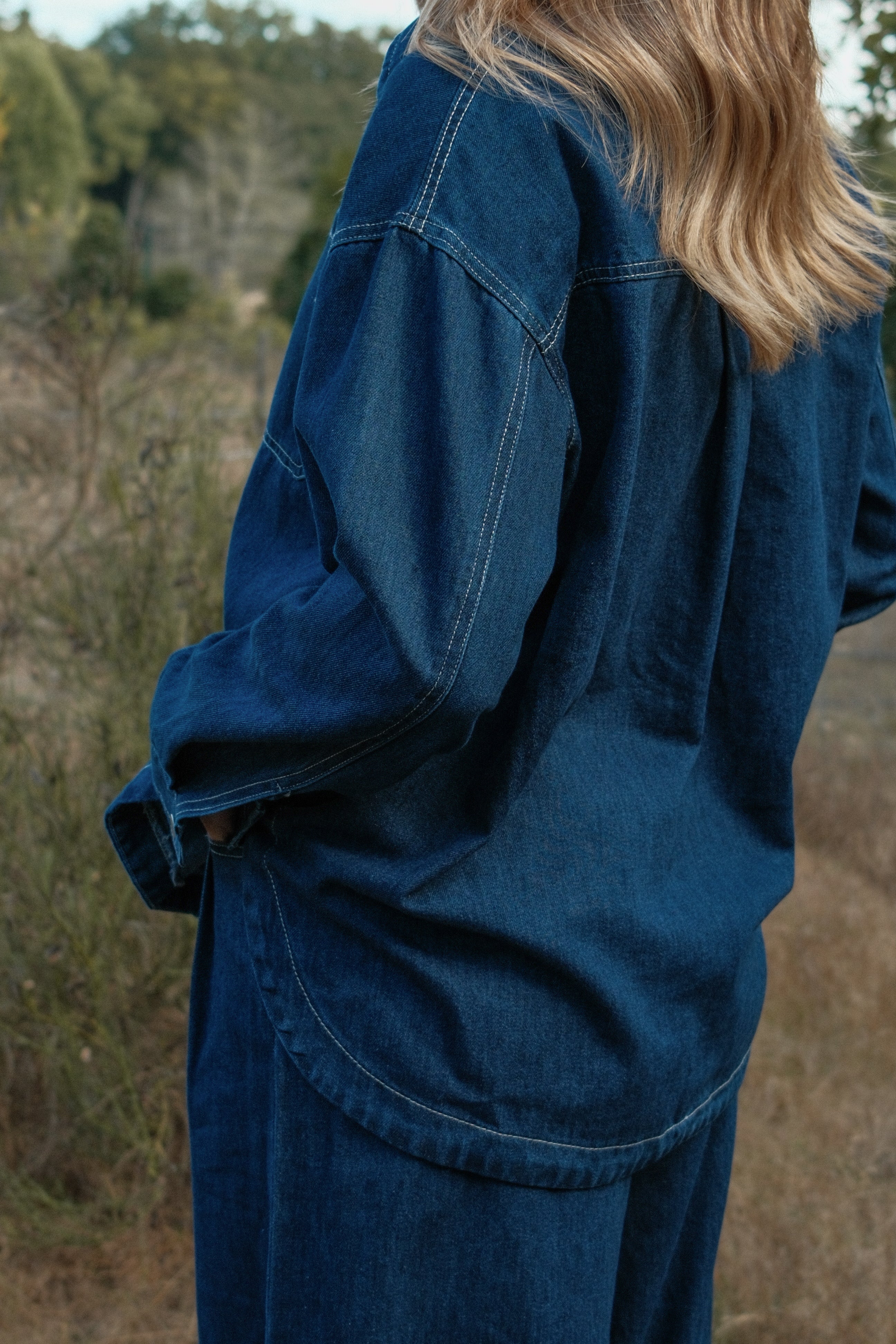 THE DENIM VIENNA SET - BLOUSE