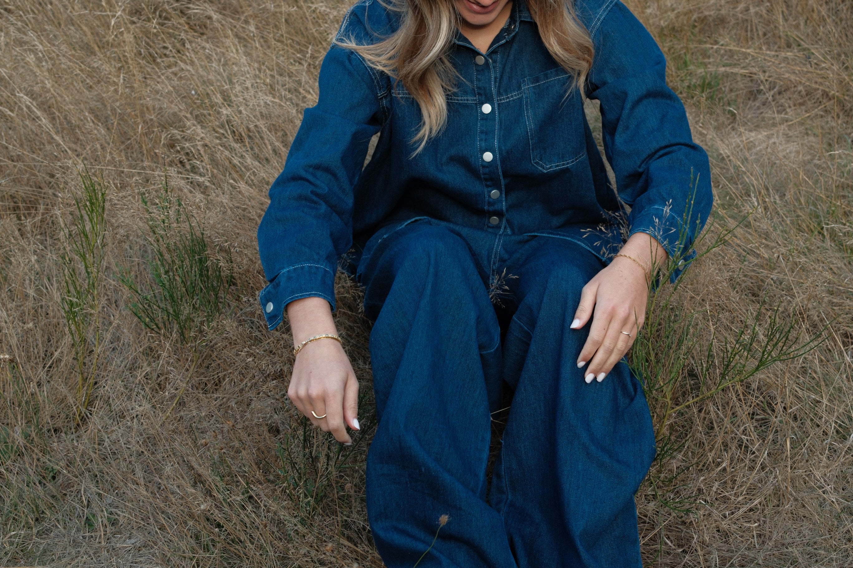 THE DENIM VIENNA SET - BLOUSE