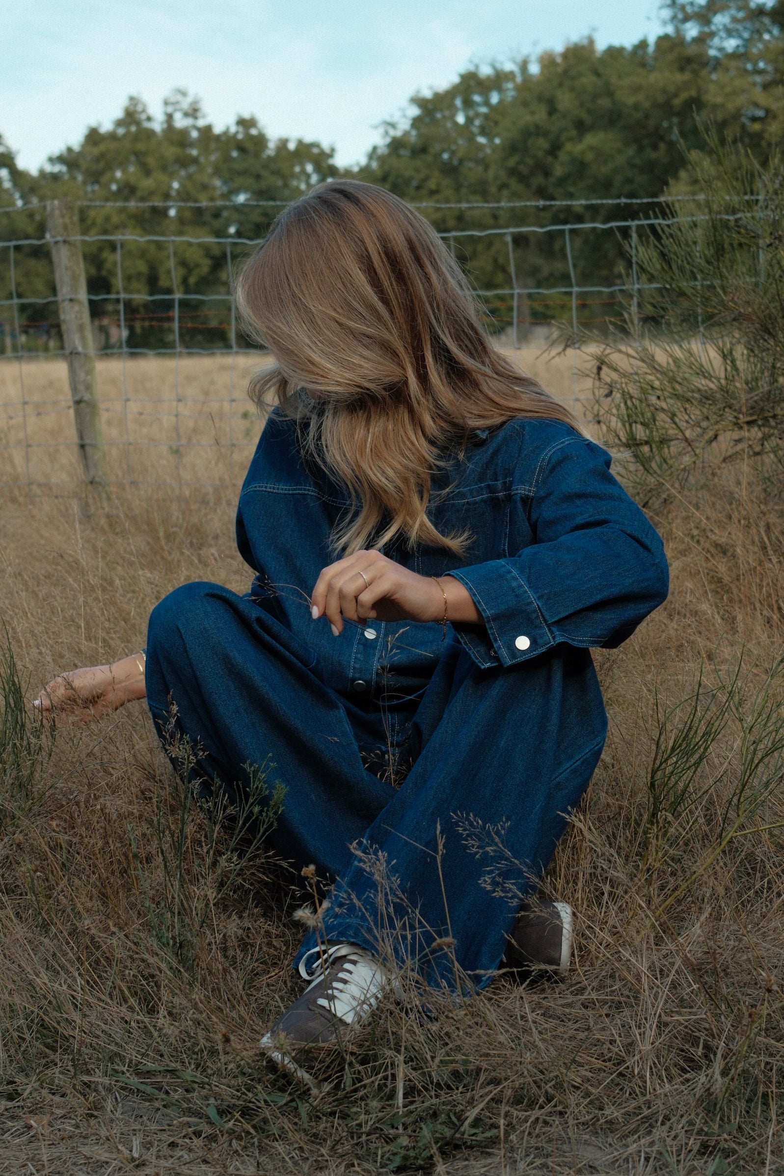 THE DENIM VIENNA SET - BLOUSE
