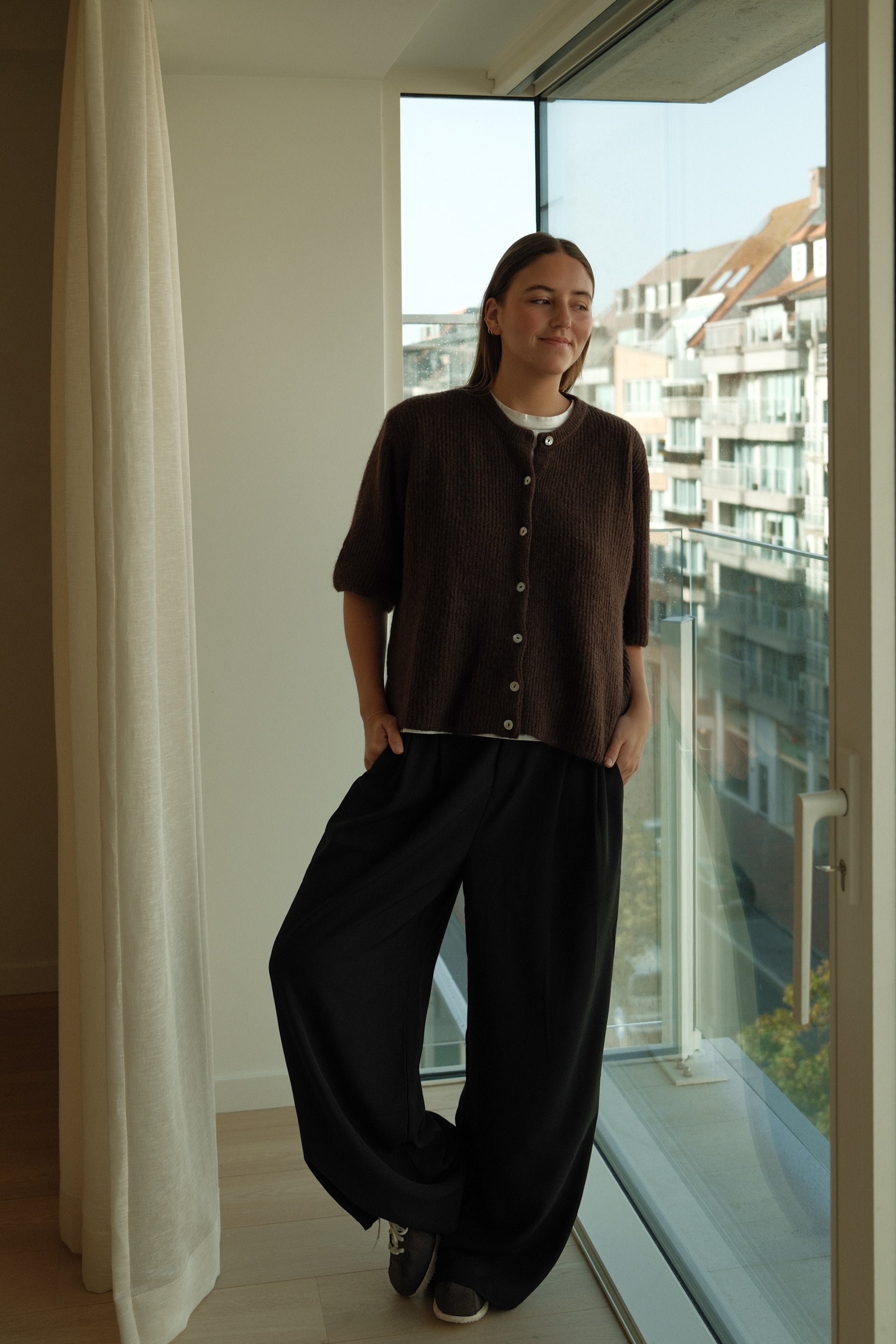 WIDE NOLA PANTALON BLACK
