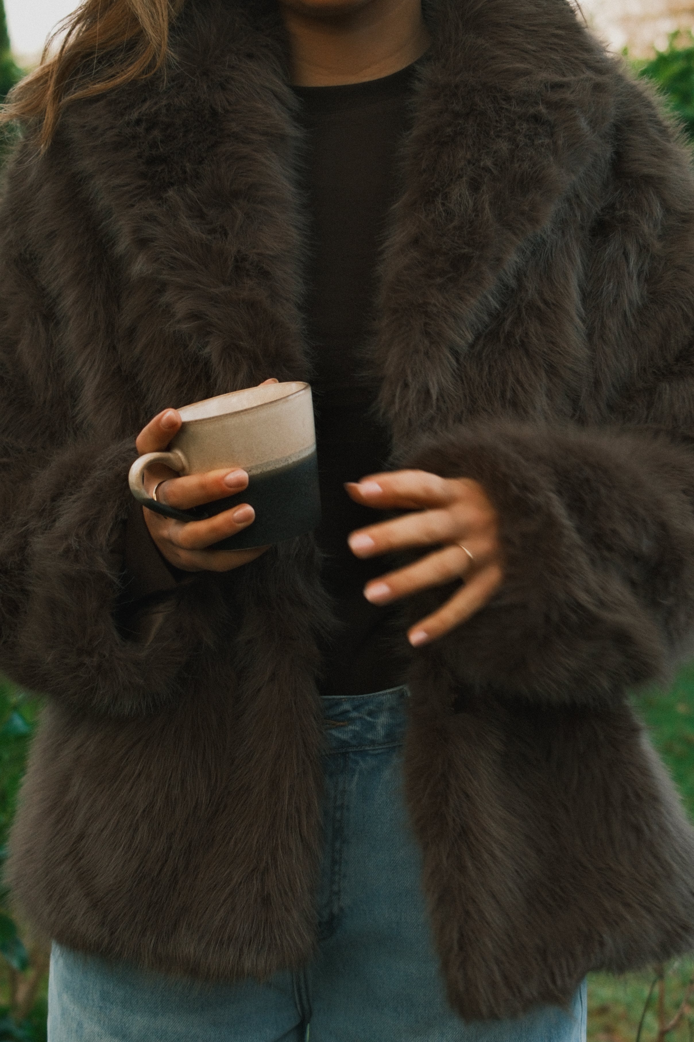 DOLLY COAT CHOCO