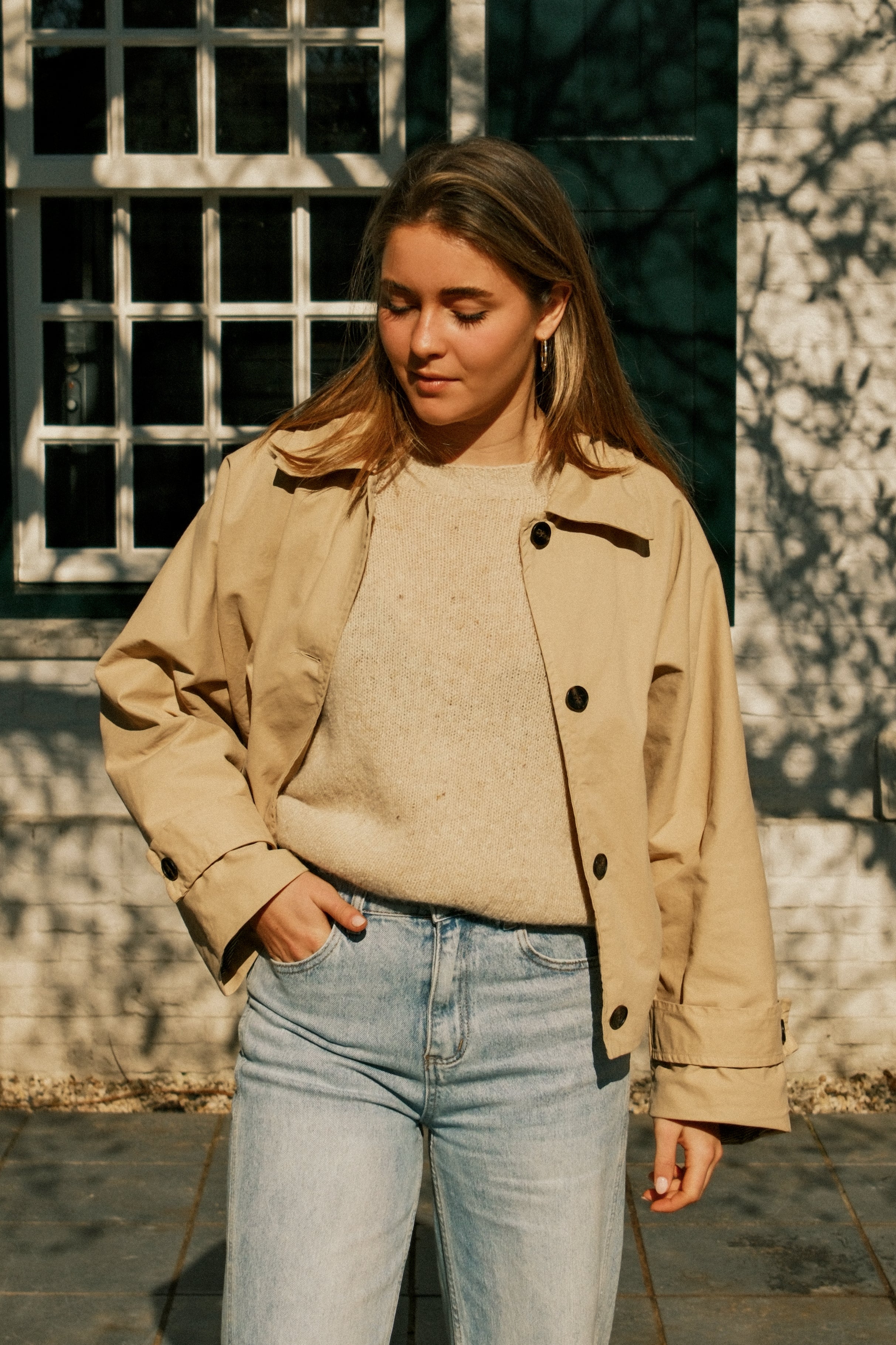 SIGNATURE SPRING COAT BEIGE
