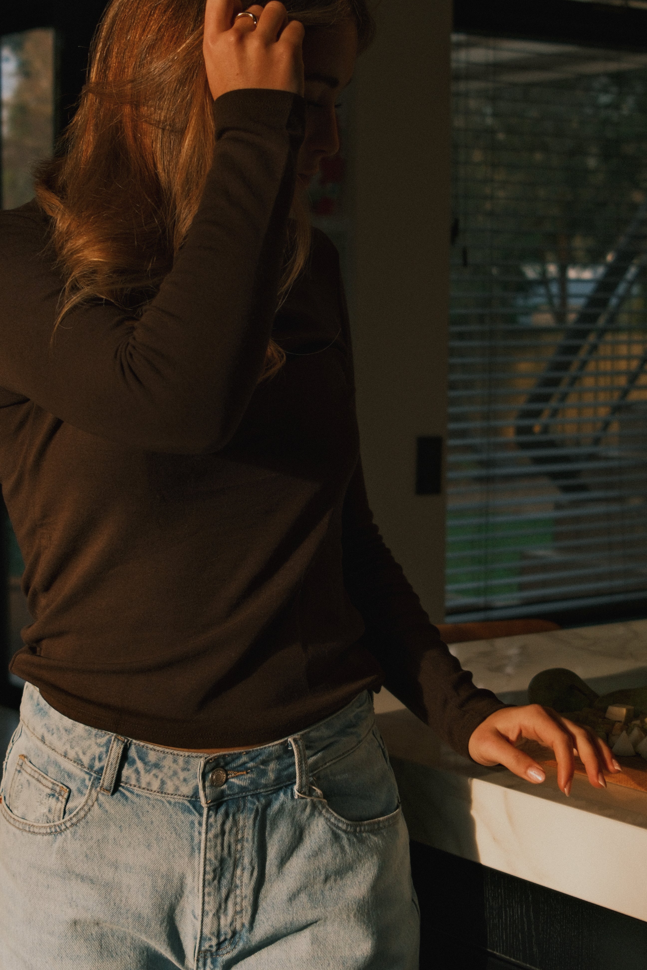 RUDY LONG SLEEVE TEE CHOCO