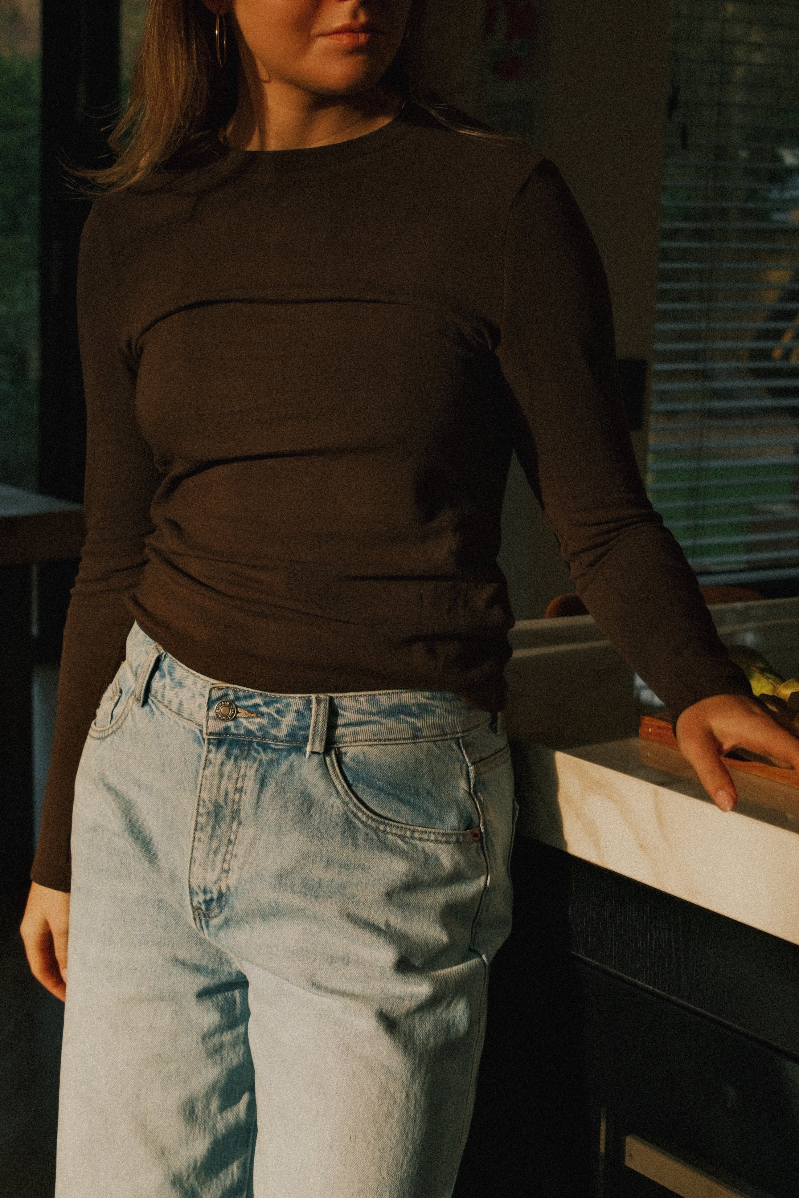 RUDY LONG SLEEVE TEE CHOCO