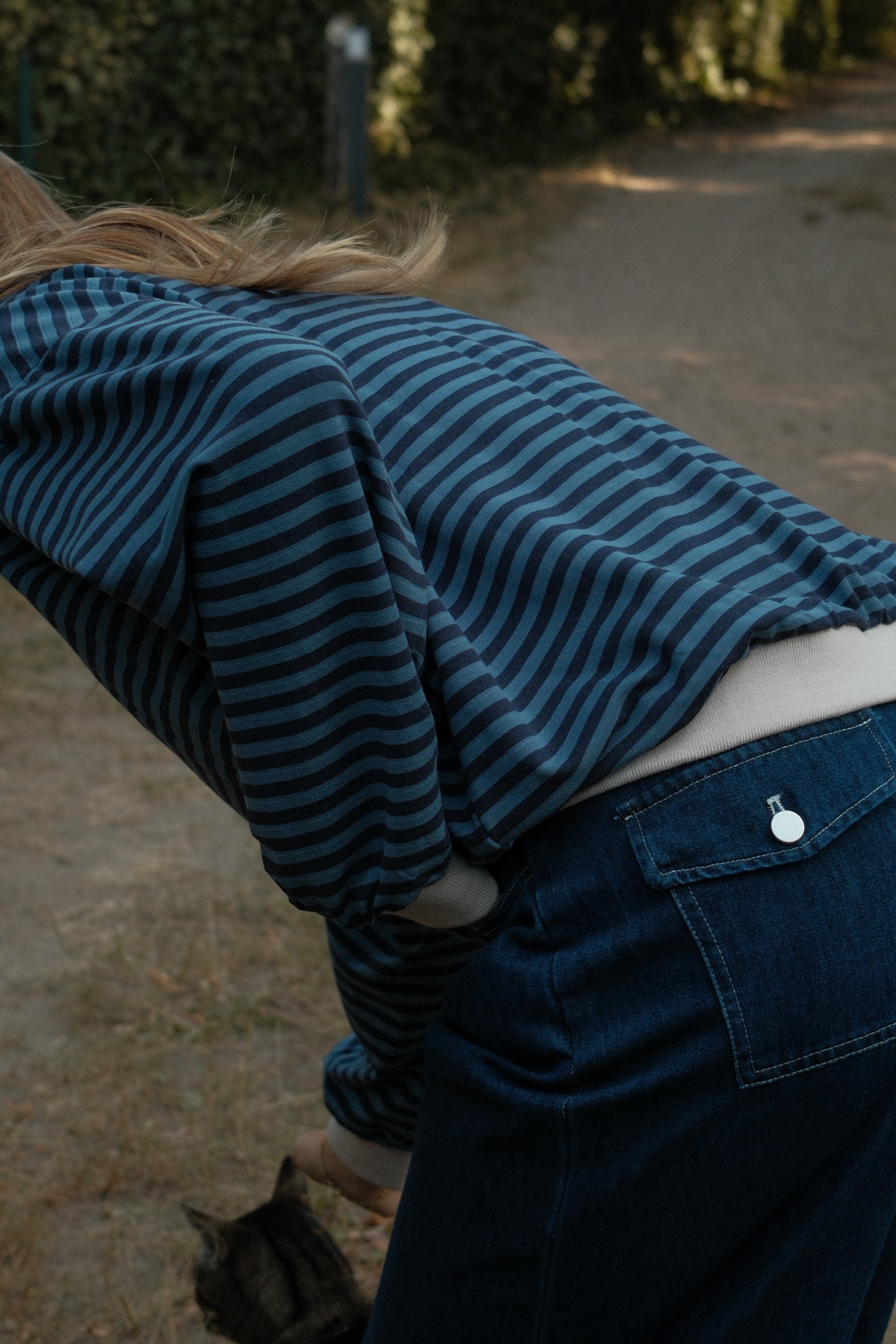 ANNIE SWEATER STRIPED NAVY