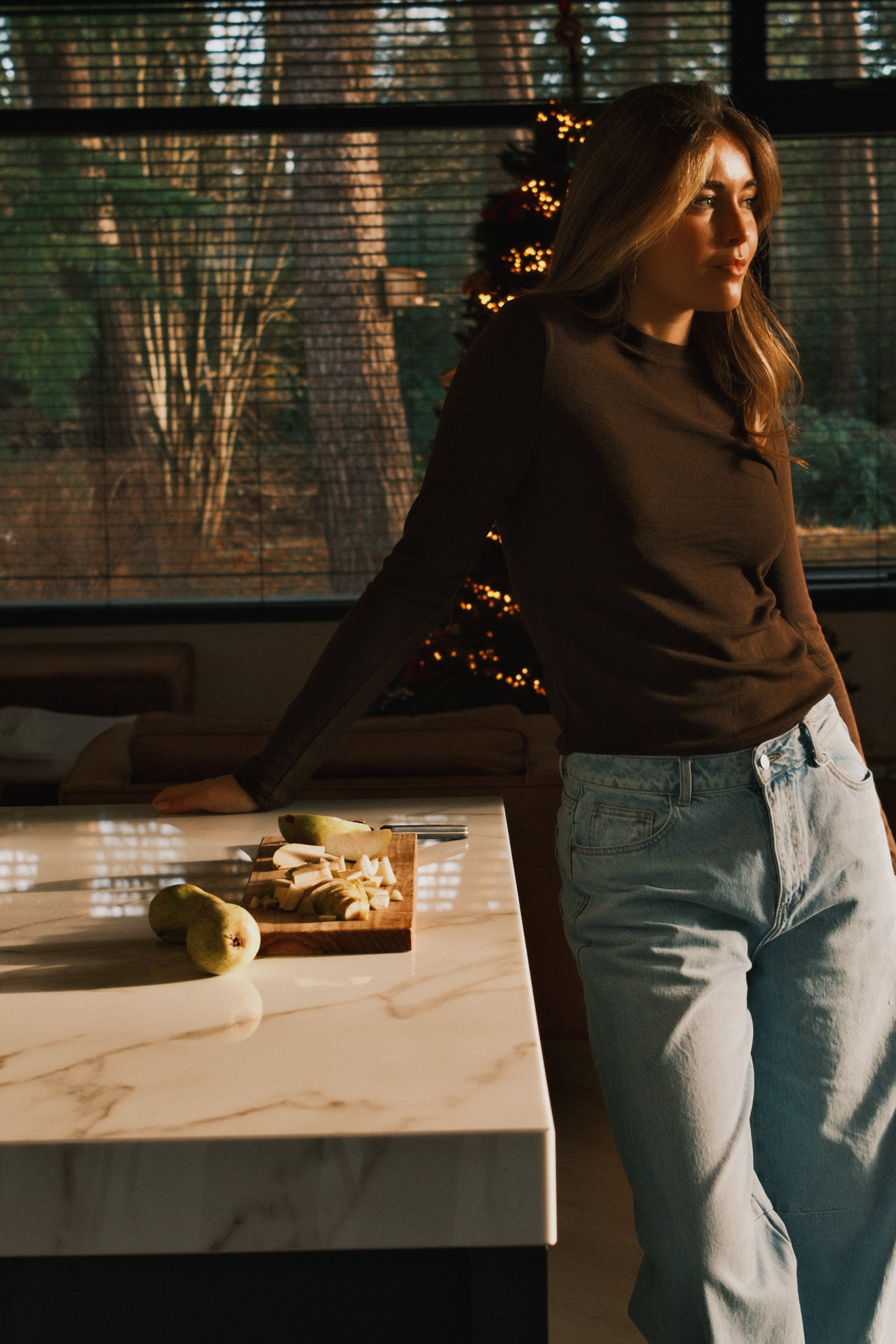 RUDY LONG SLEEVE TEE CHOCO