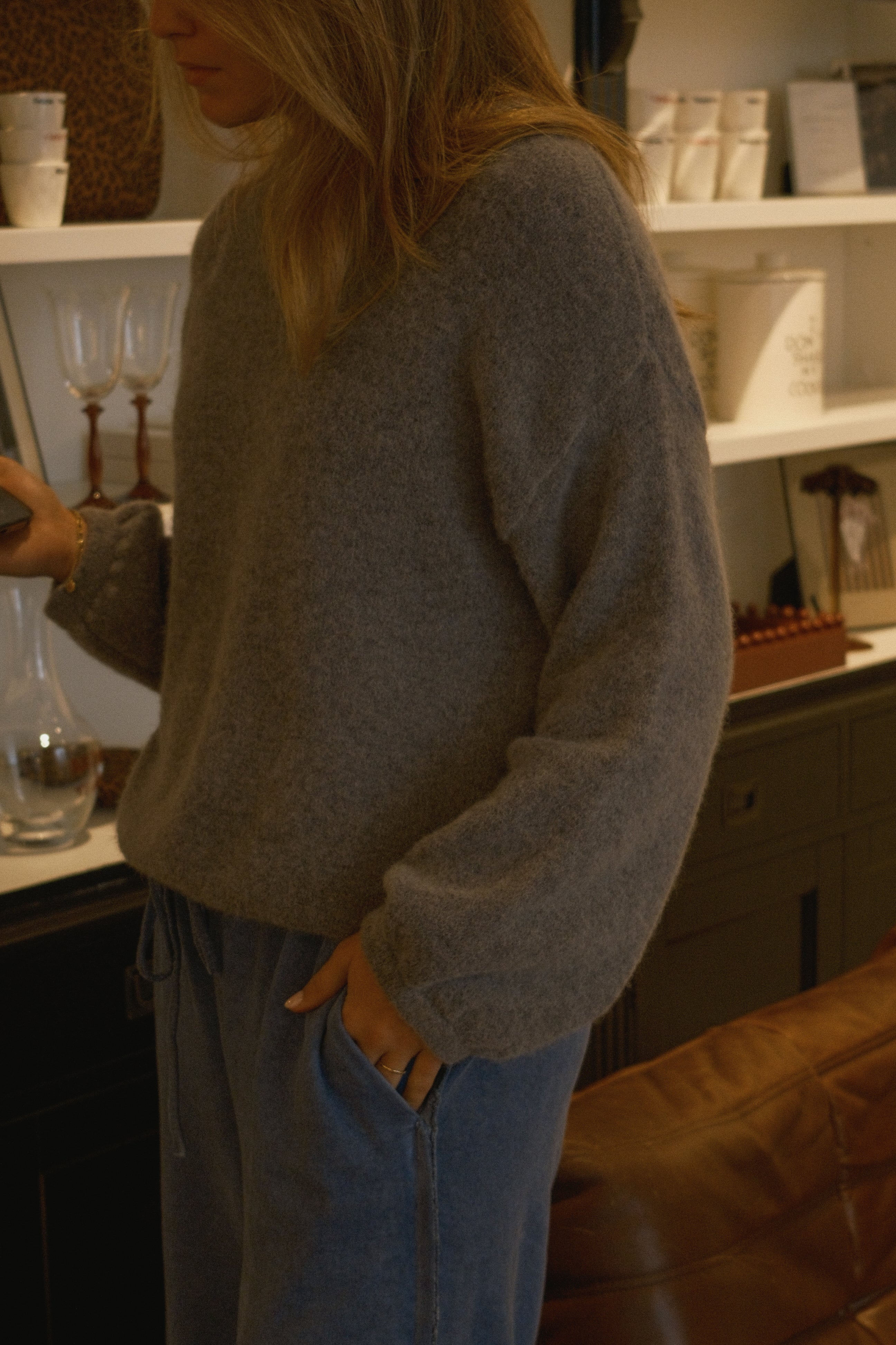 ESSENTIAL SARAH KNIT GREY