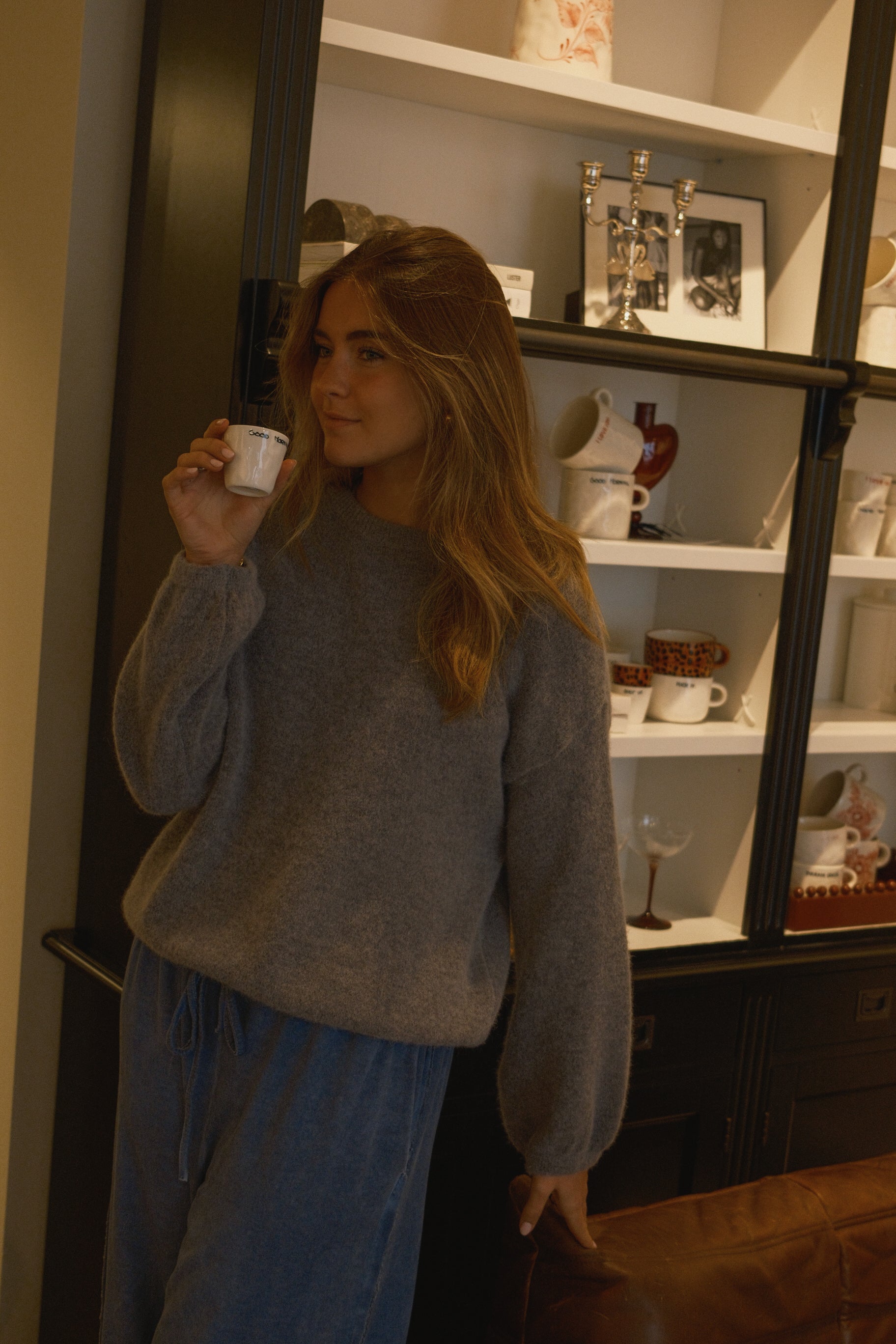 ESSENTIAL SARAH KNIT GREY