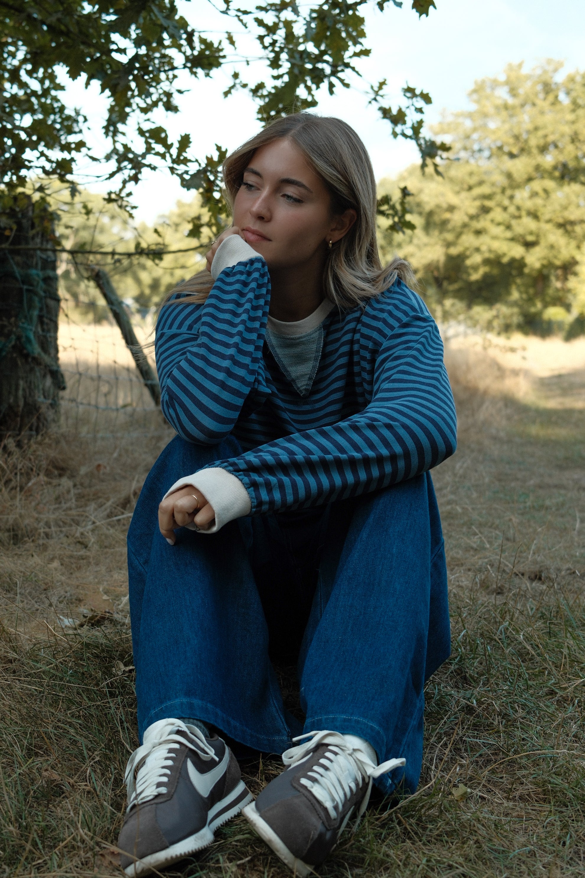 ANNIE SWEATER STRIPED NAVY