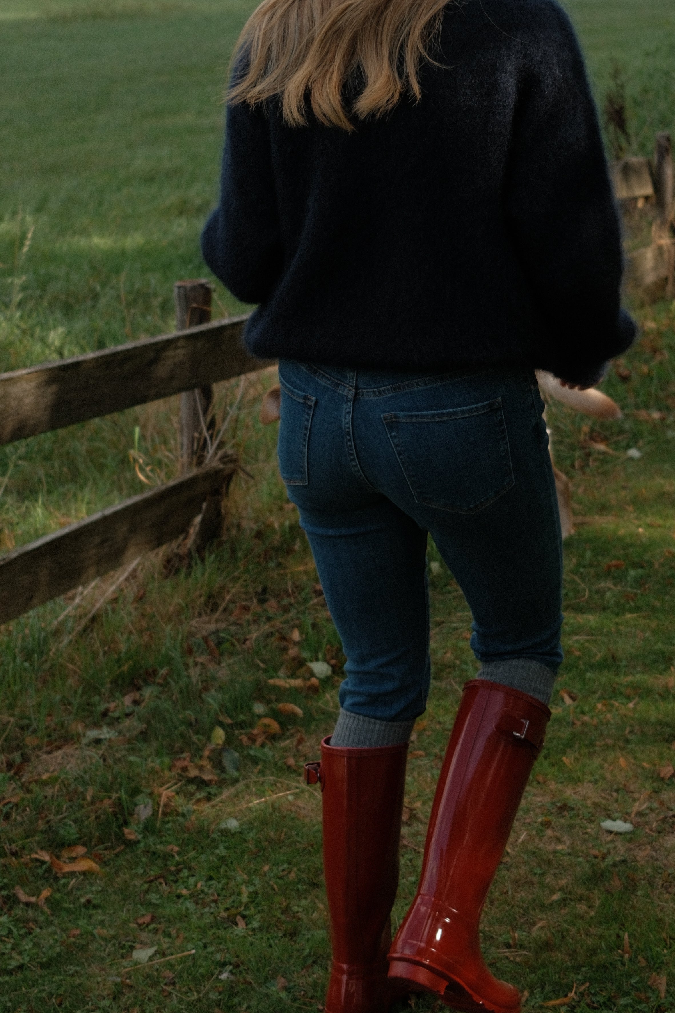 THE MOHAIR ELISE KNIT NAVY