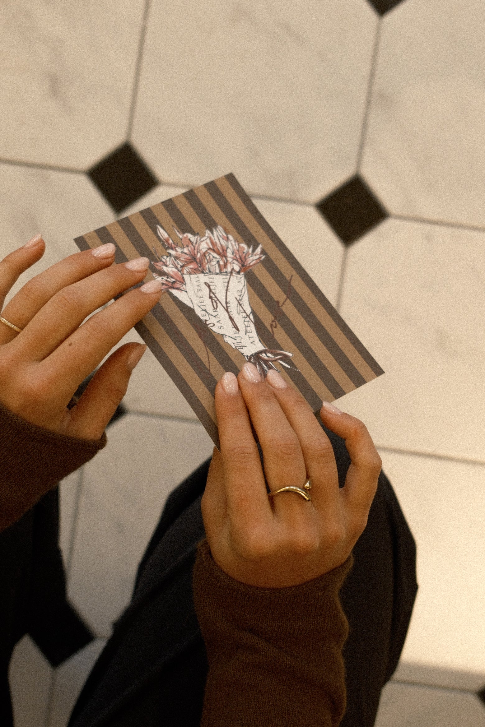 CASHMERE WOOLMIX KNIT CHOCO