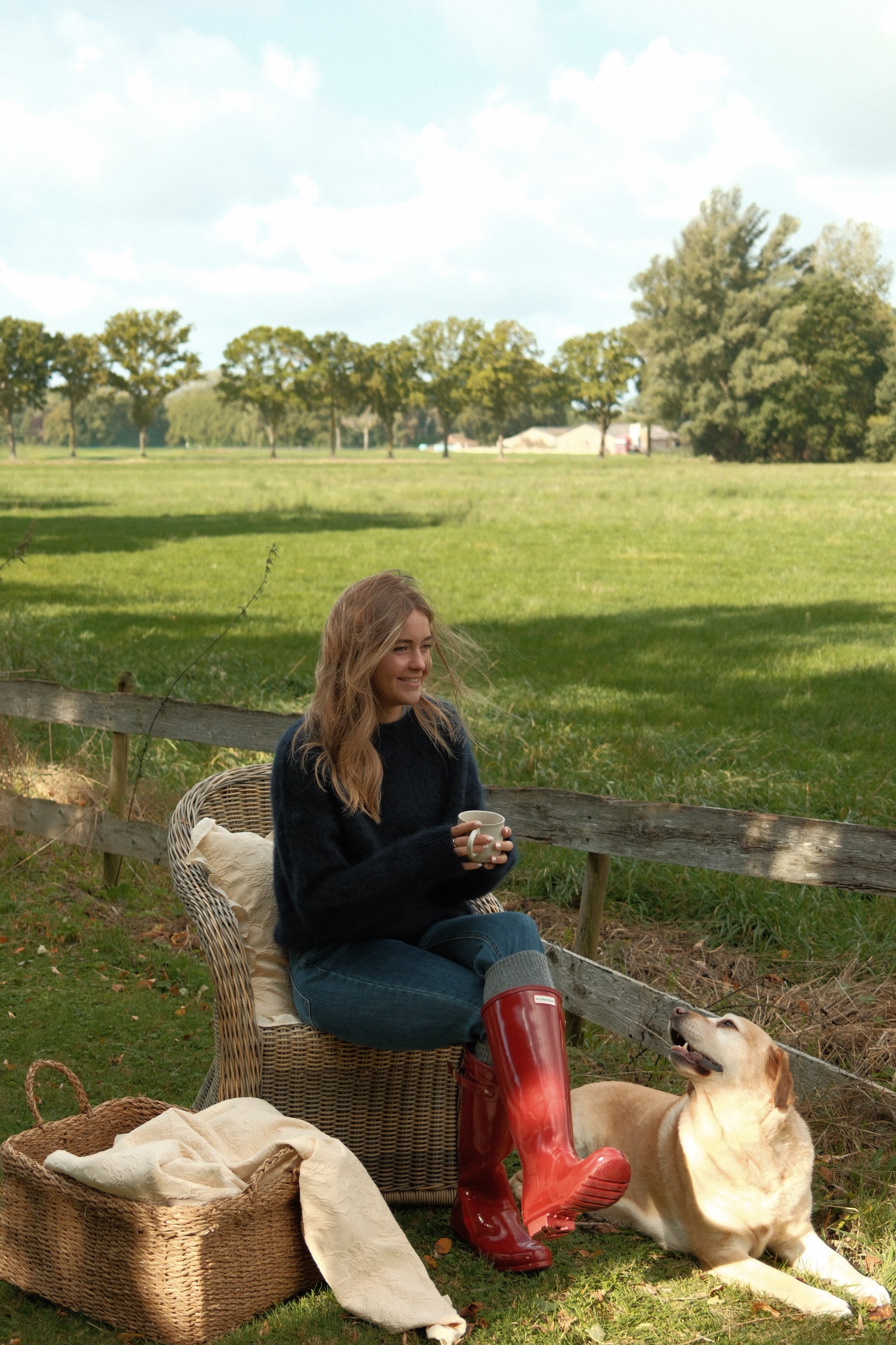 THE MOHAIR ELISE KNIT NAVY