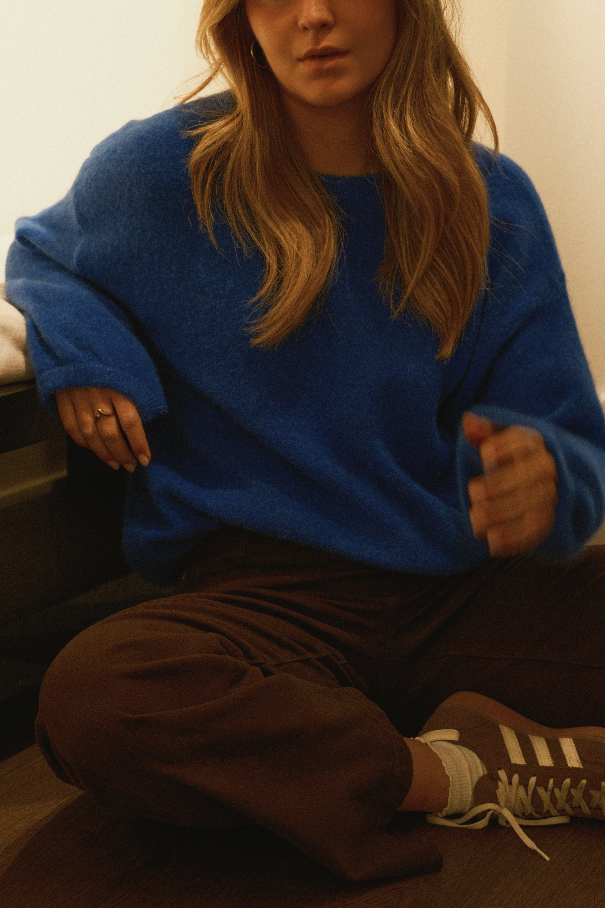 ESSENTIAL SARAH KNIT COBALT BLUE