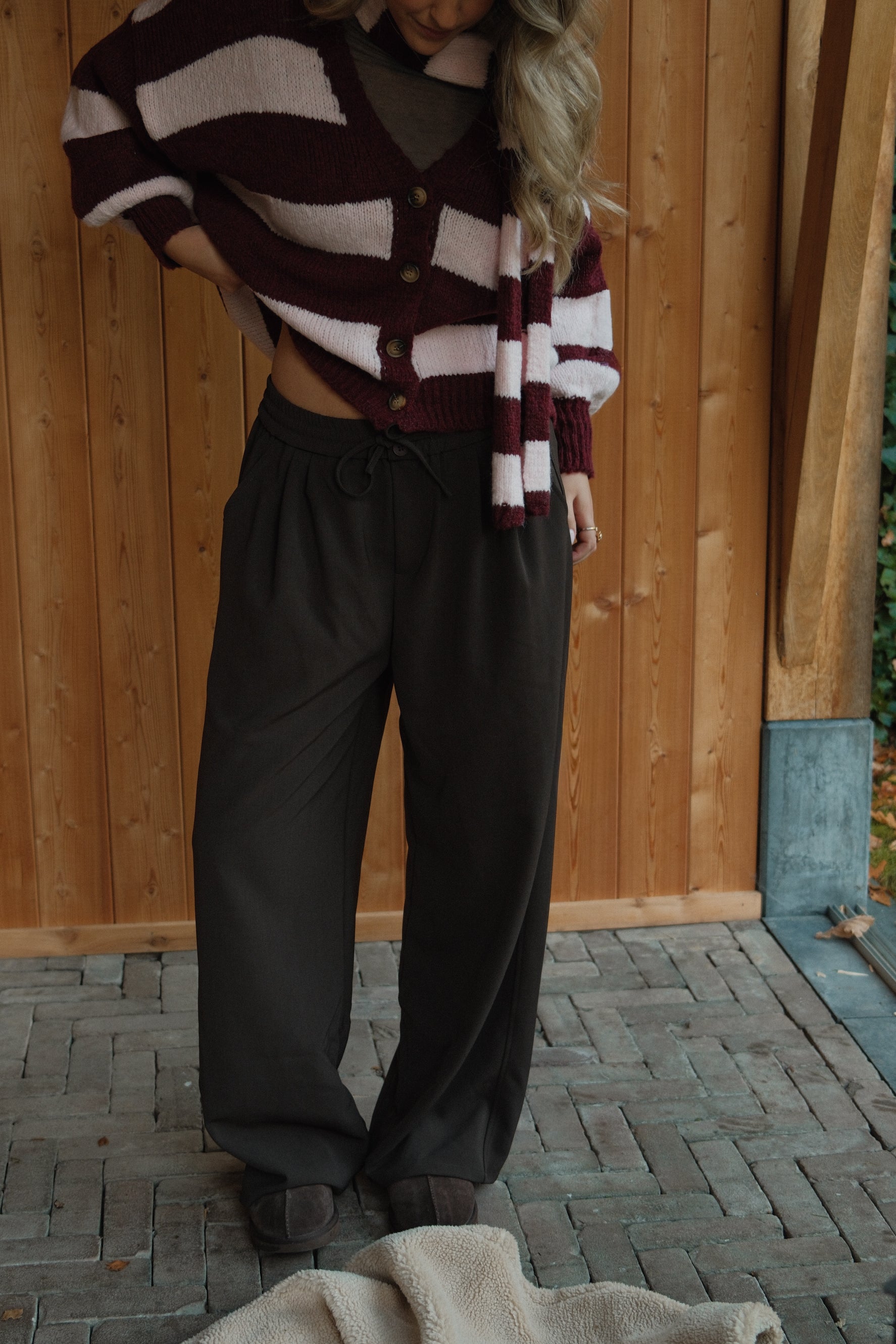 THE CLEAN CUT PANTS CHOCO