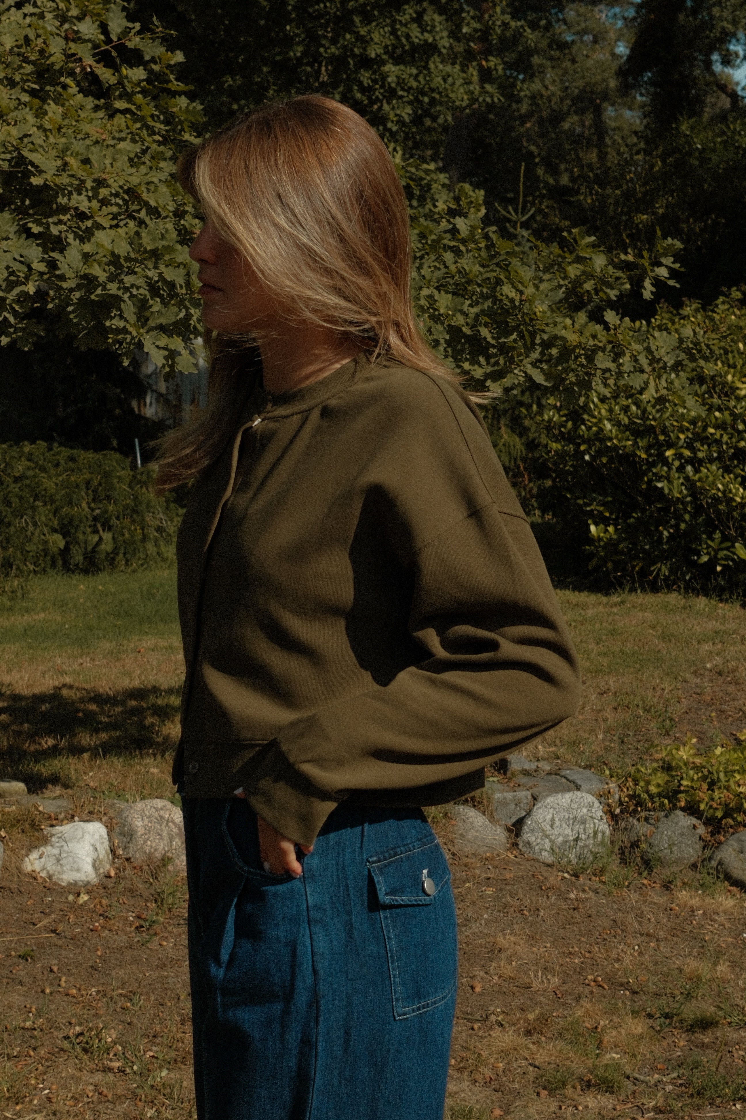 BENNET CARDIGAN KAKI