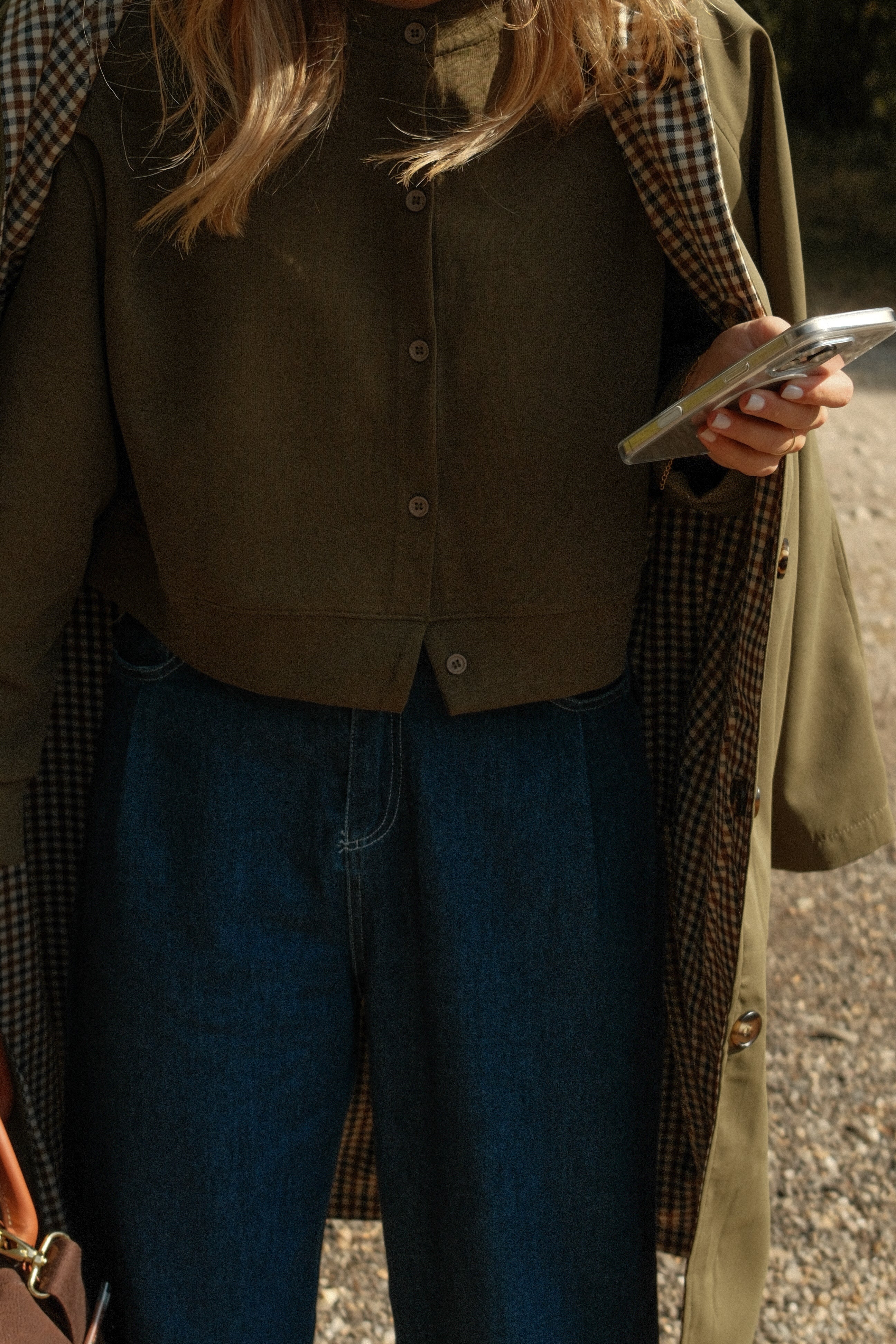 BENNET CARDIGAN KAKI