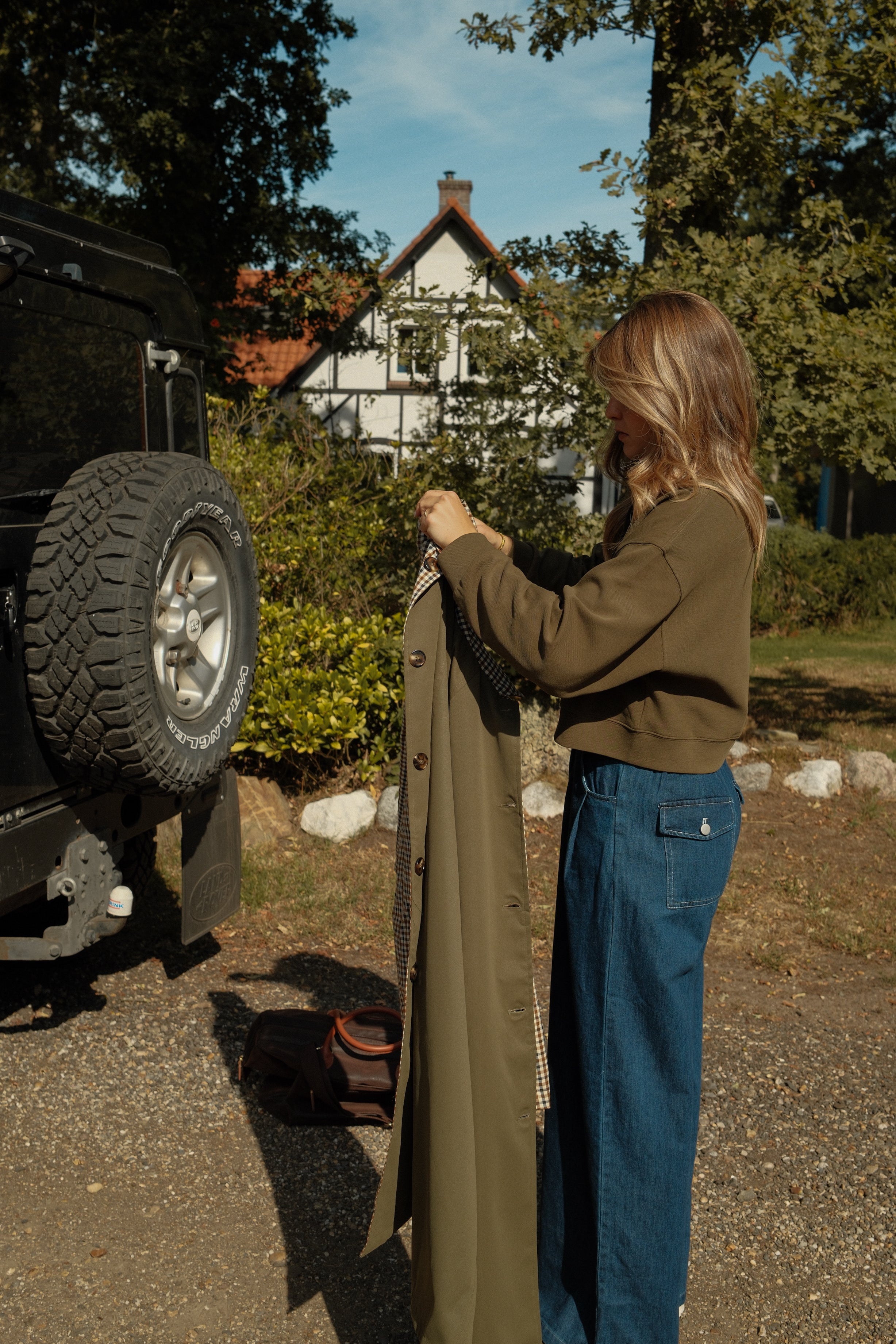 BENNET CARDIGAN KAKI