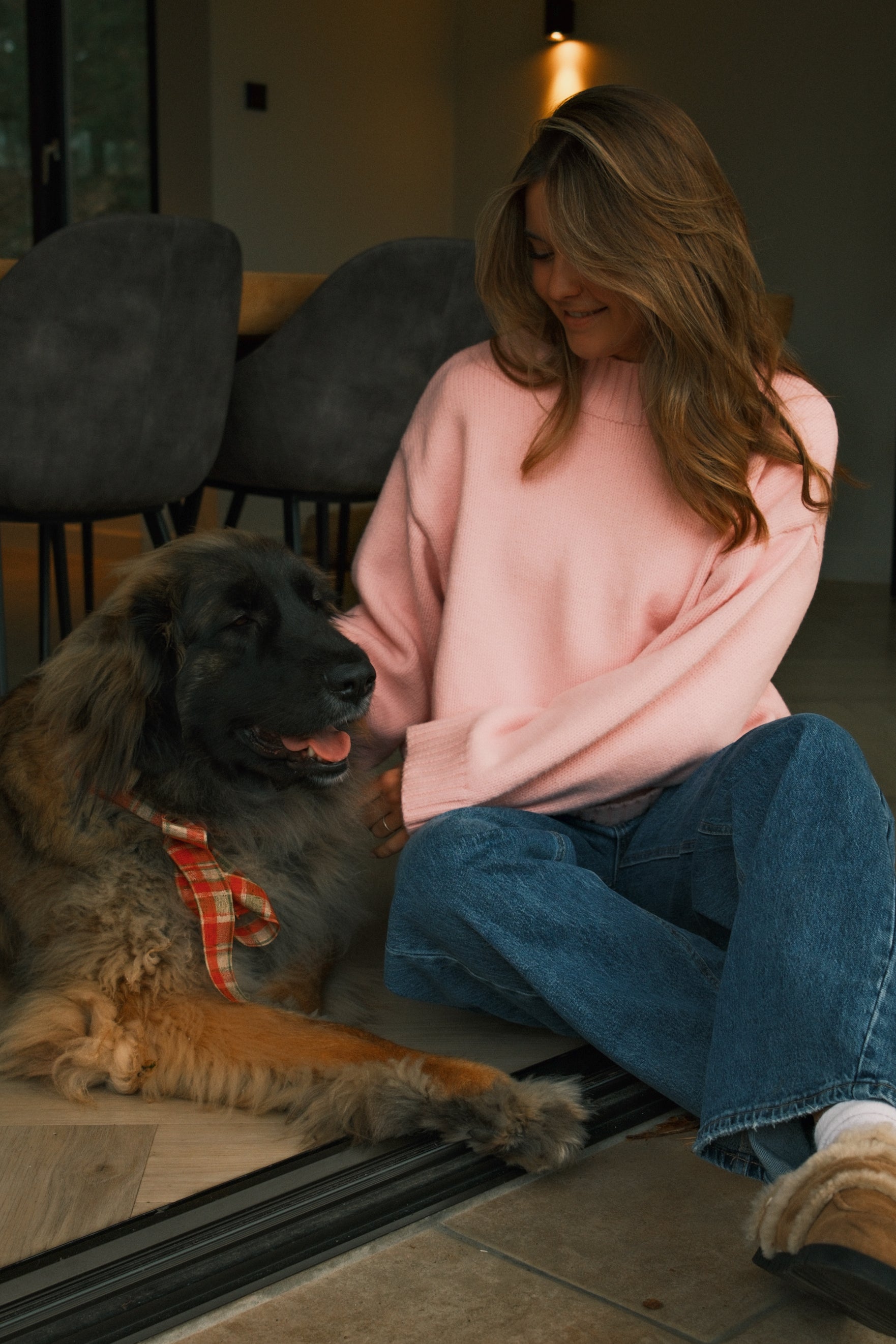 VIENNA COL KNIT BABY PINK