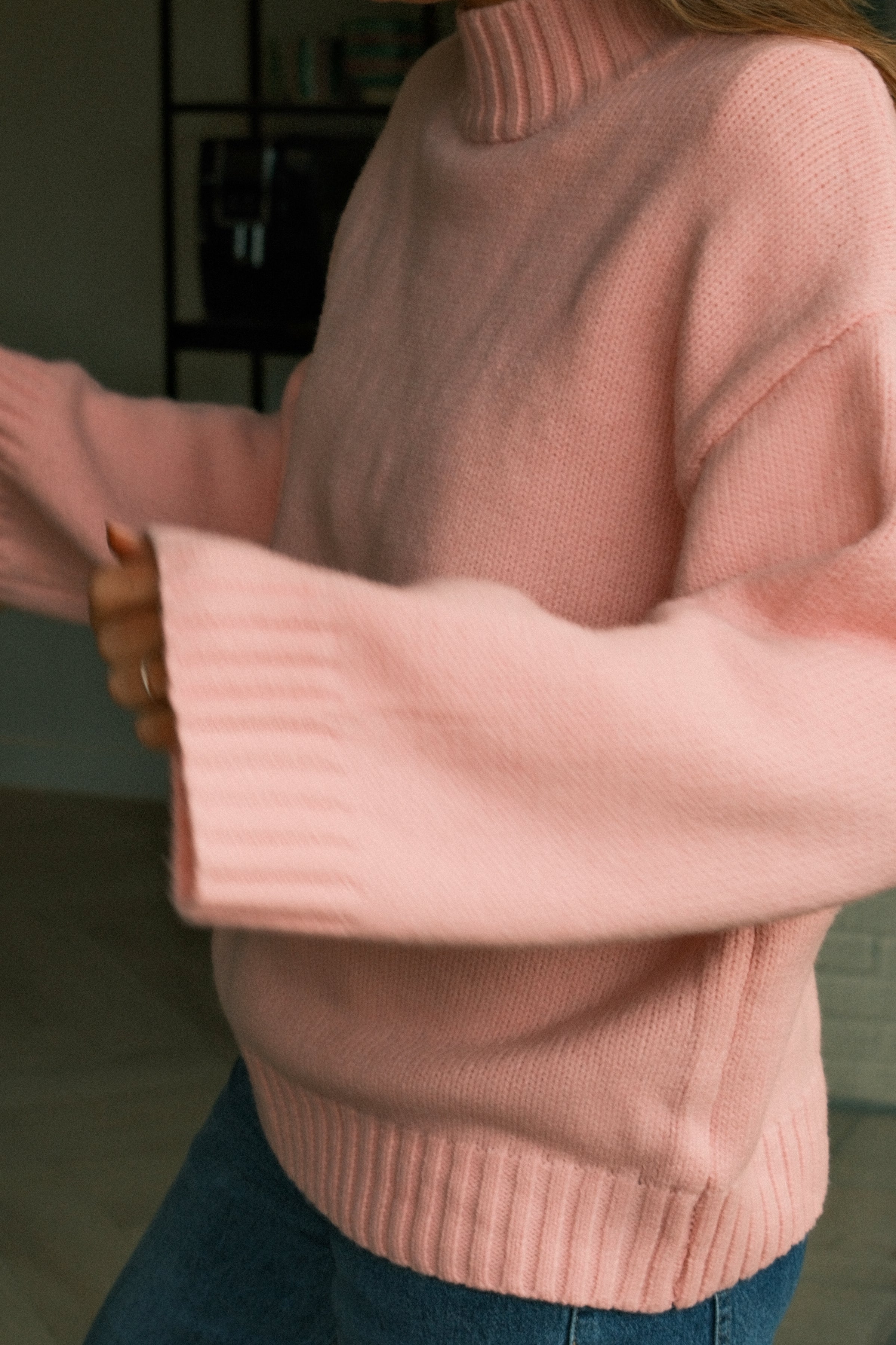 VIENNA COL KNIT BABY PINK