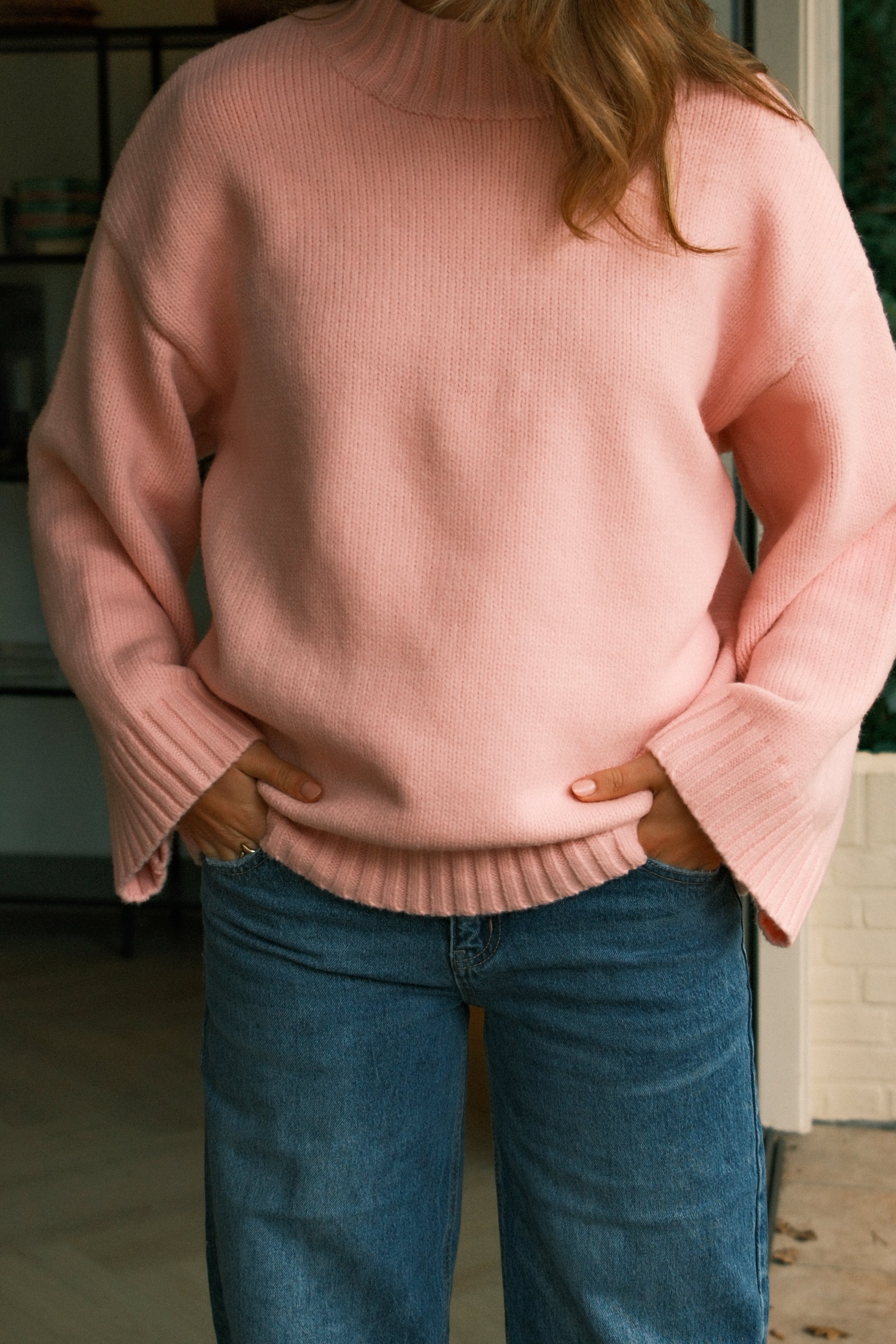 VIENNA COL KNIT BABY PINK