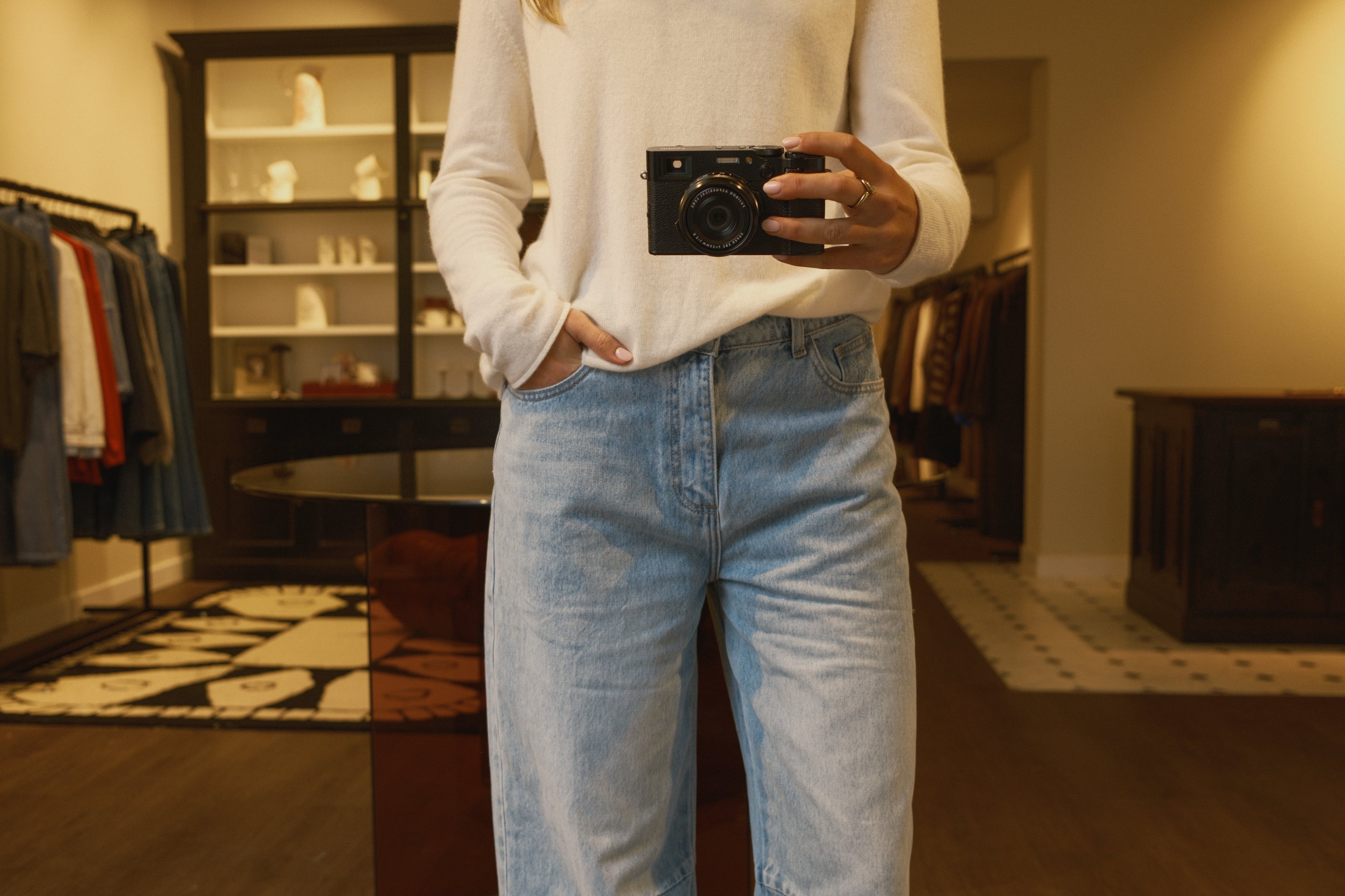 CASHMERE WOOLMIX KNIT ECRU